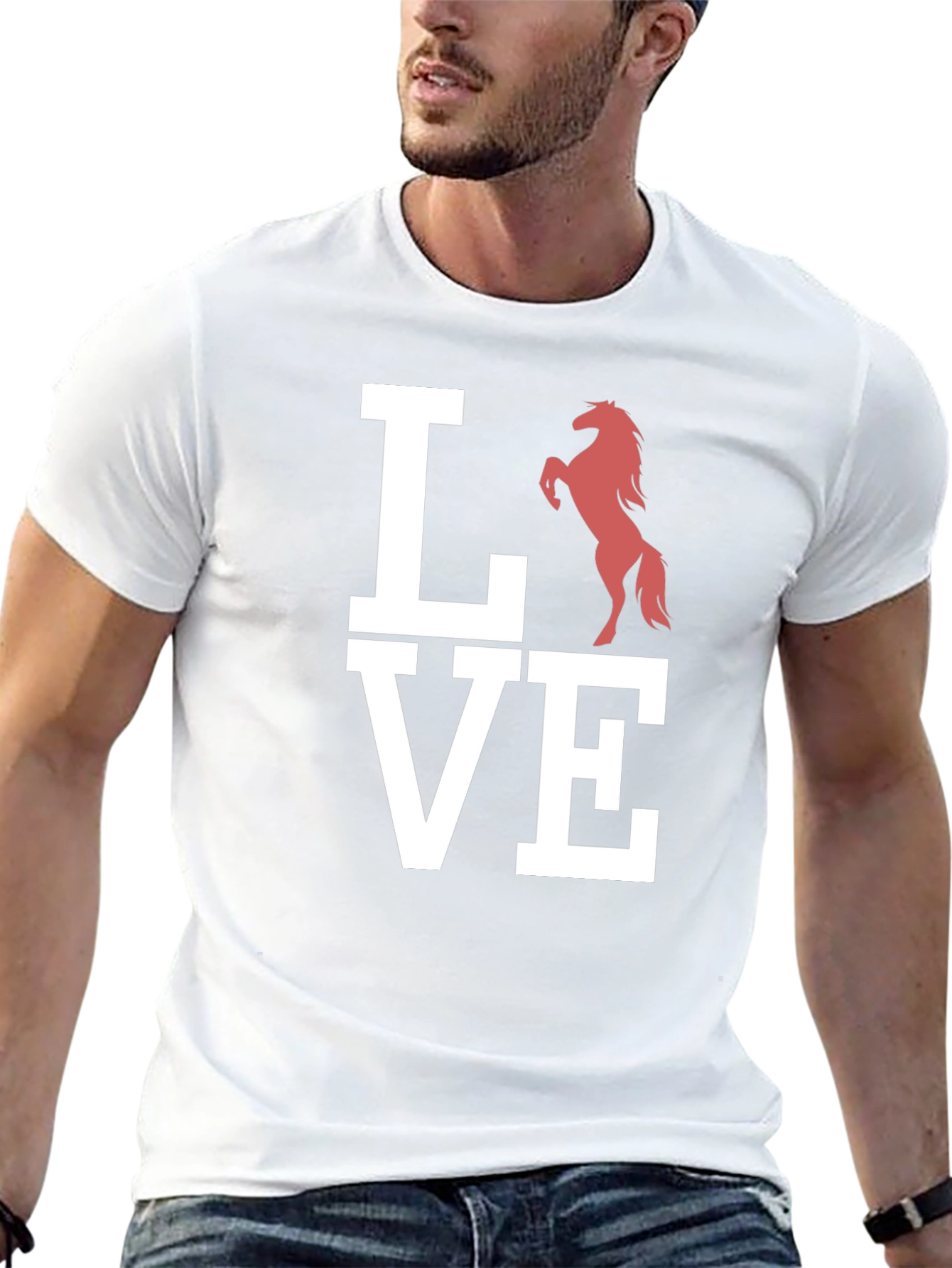 Love Horse T-Shirt - Equestrian Graphic Tee