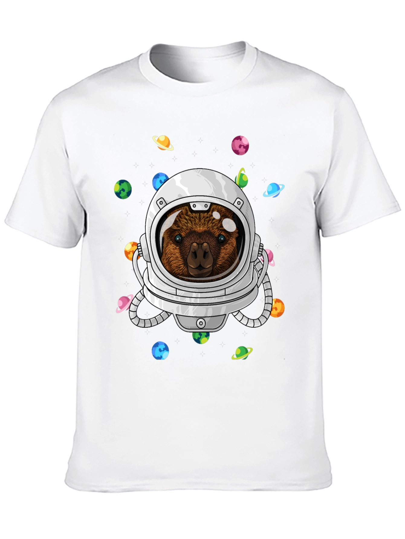 Astronaut Quokka Space T-Shirt