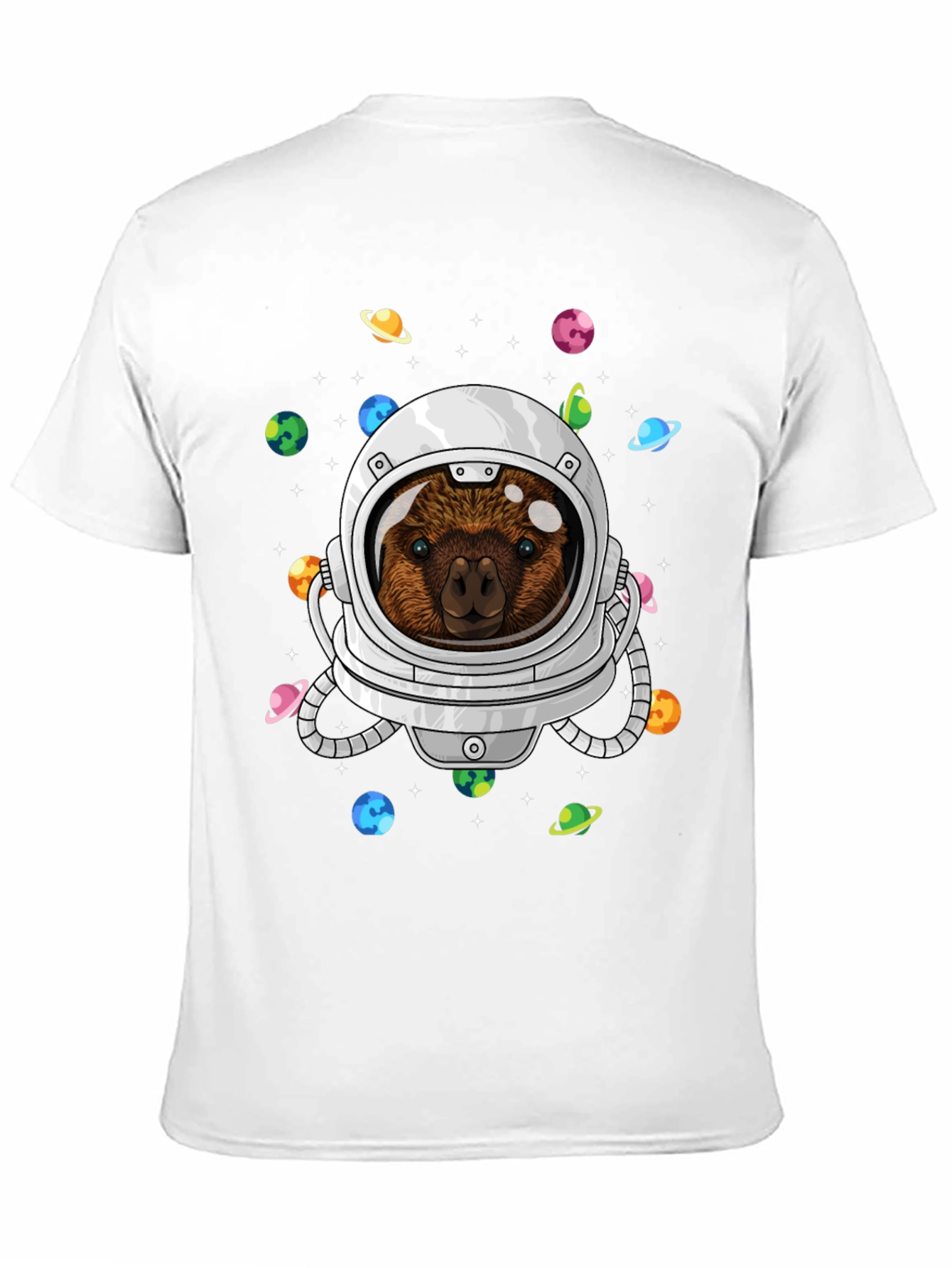 Astronaut Quokka Space T-Shirt