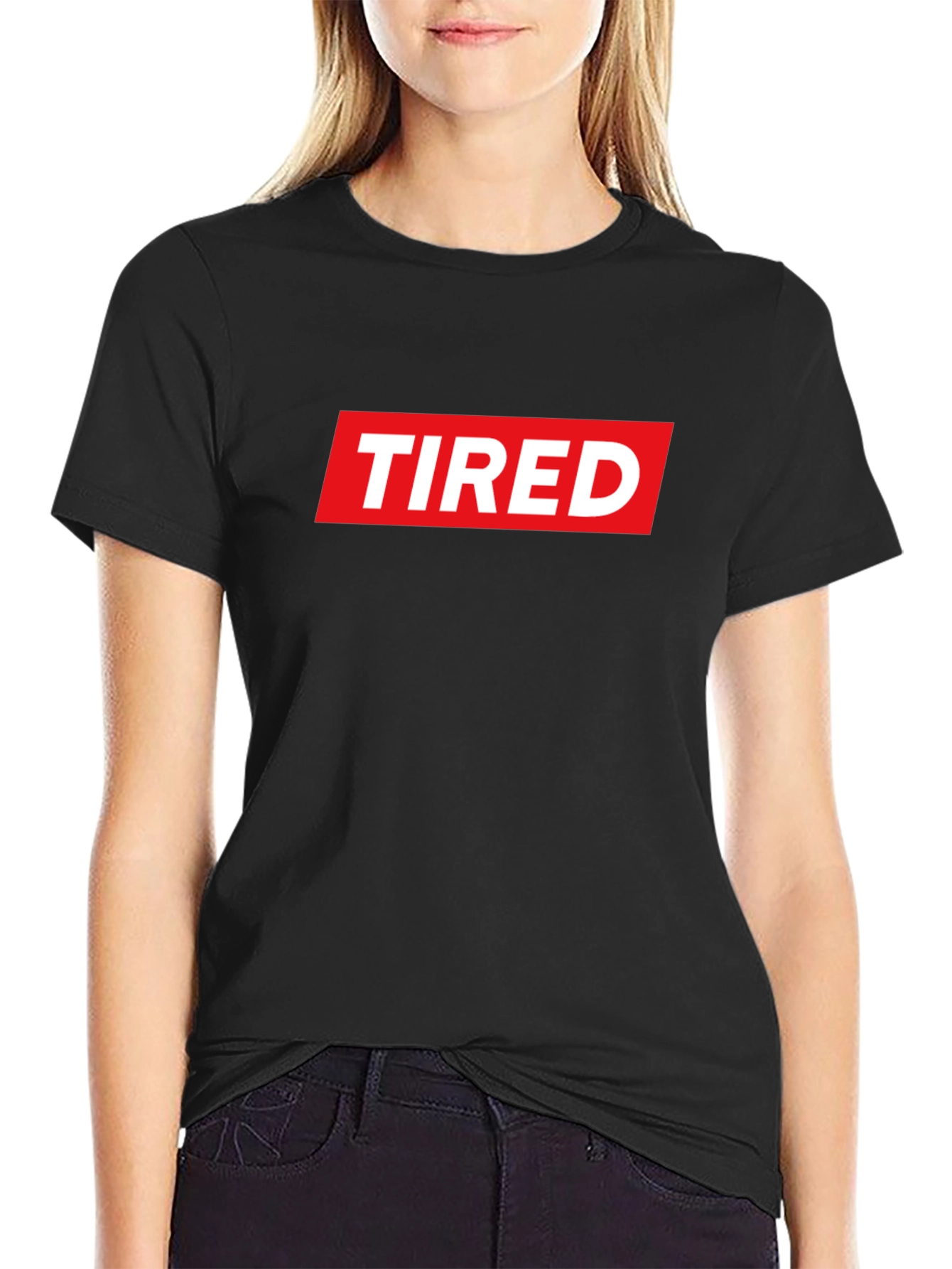 Tired Graphic Tee - Streetwear Style