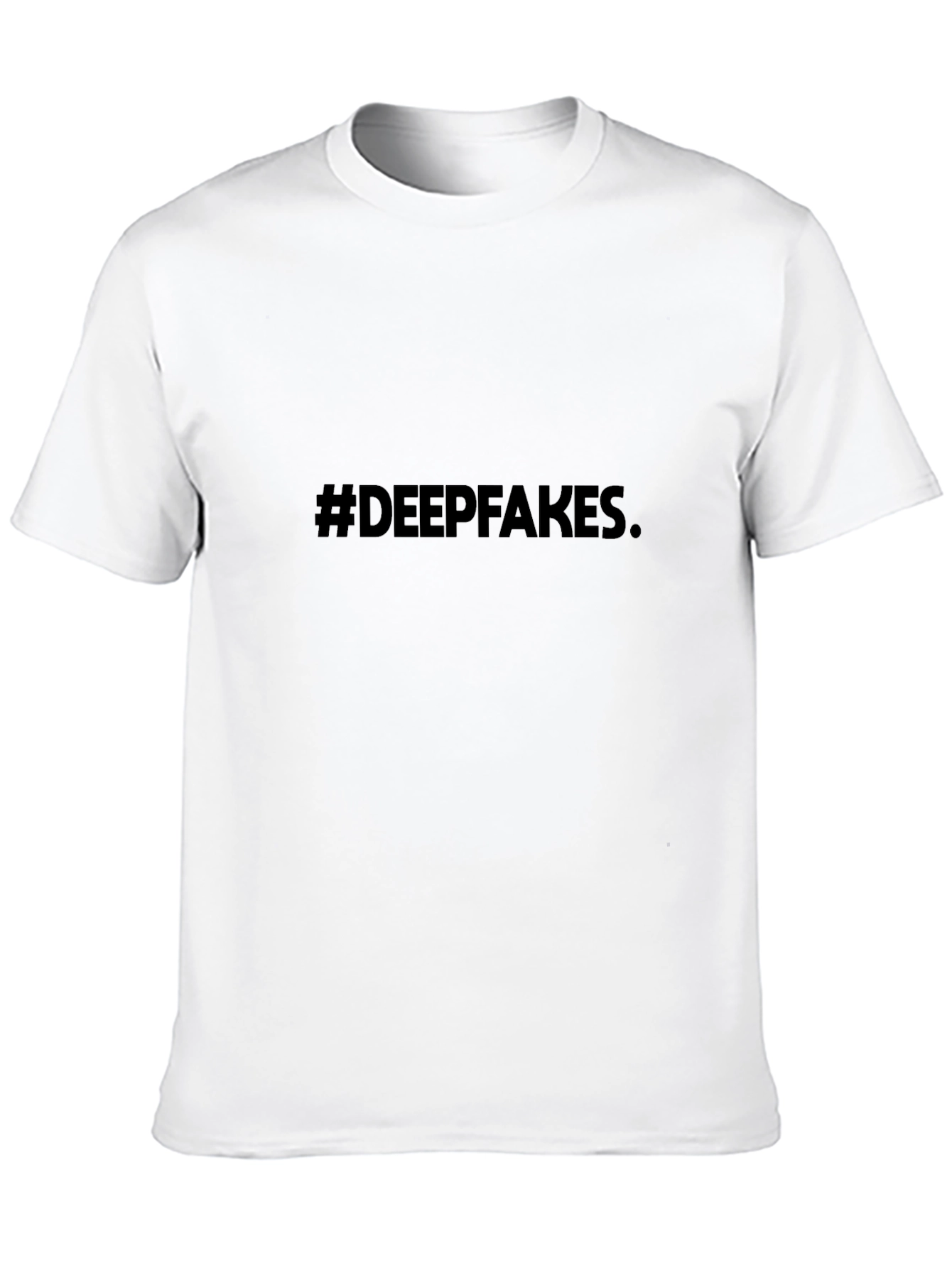 Deepfakes Graphic Tee - Mens Black T-Shirt