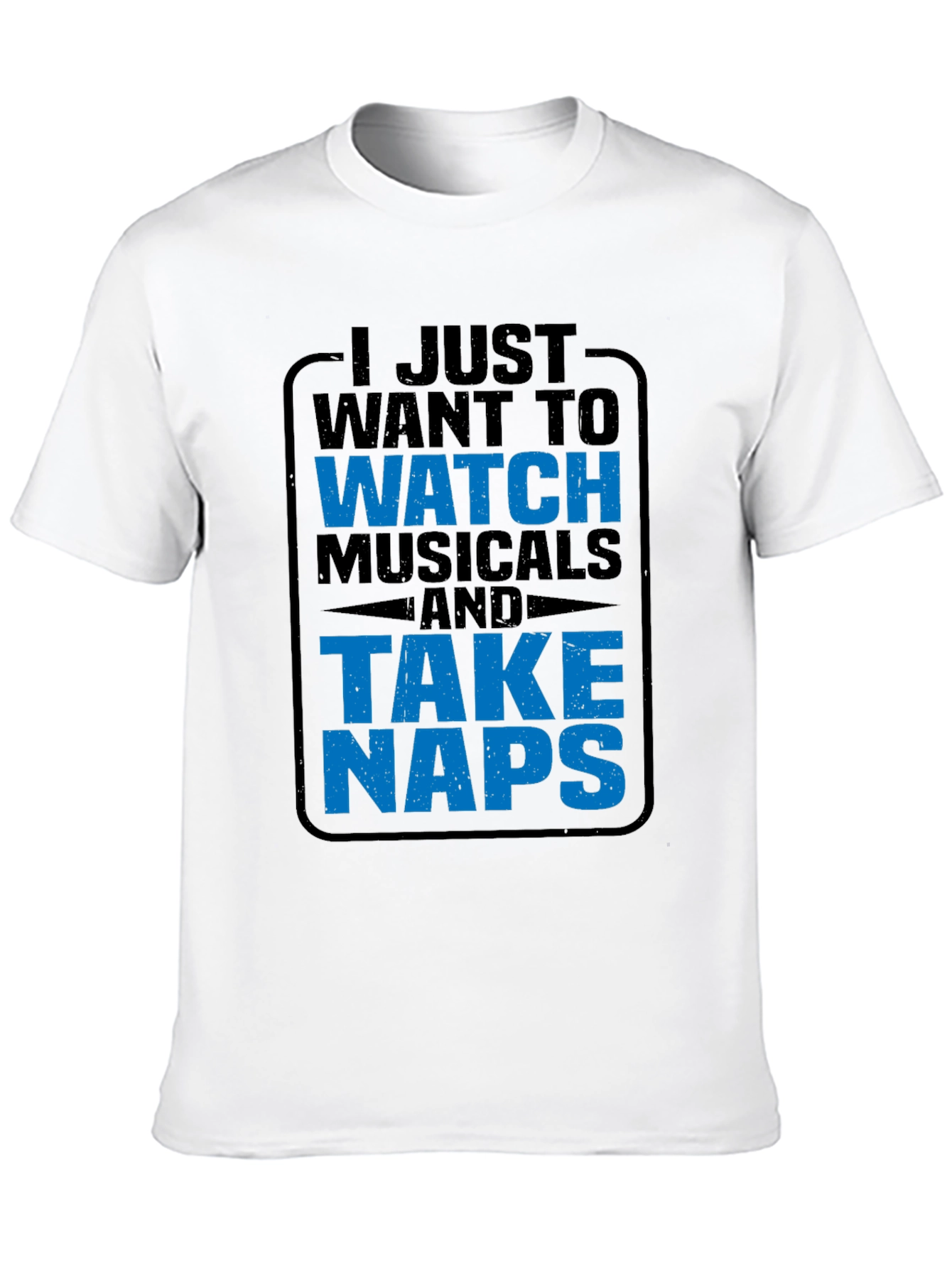 Musicals & Naps T-Shirt - Comfy Black Tee