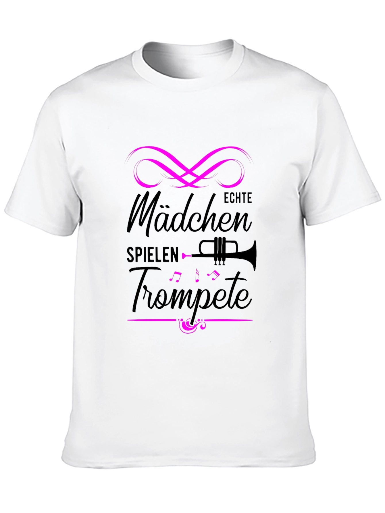 Girls Play Trumpet T-Shirt - Fun Musical Tee