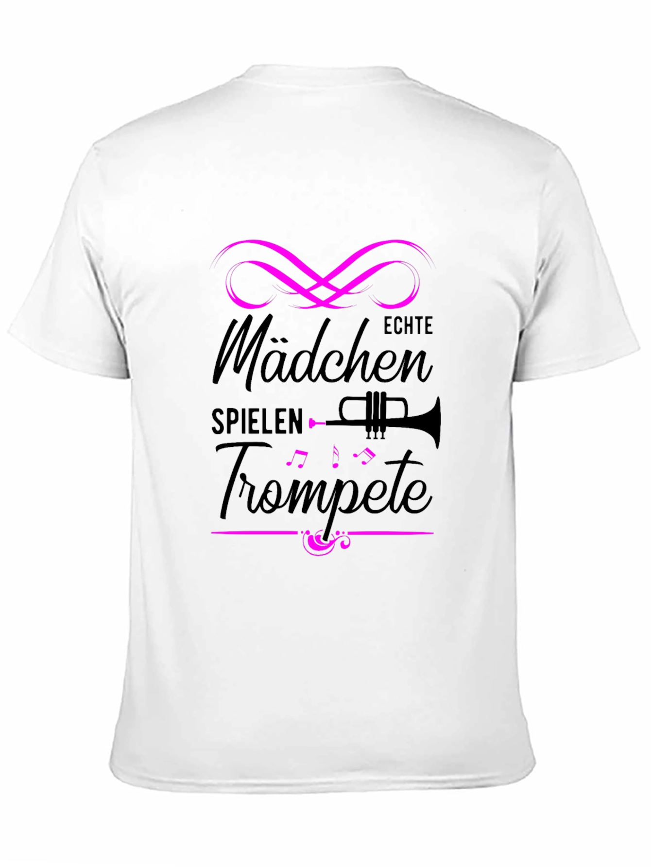 Girls Play Trumpet T-Shirt - Fun Musical Tee