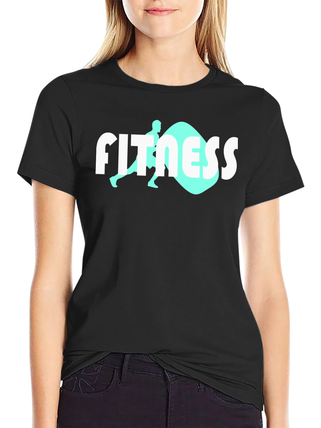 Fitness Graphic Tee - Black