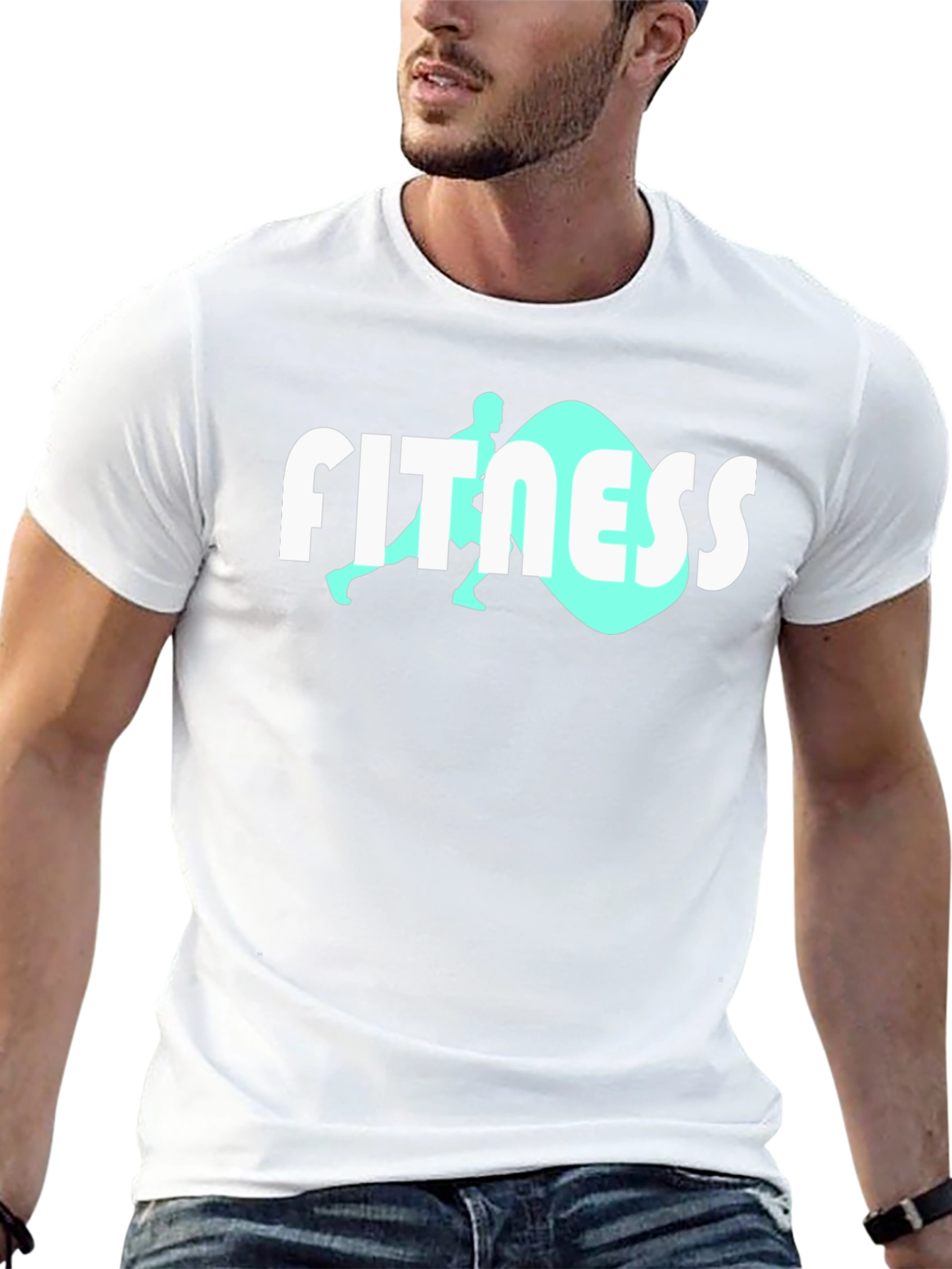 Fitness Graphic Tee - Black