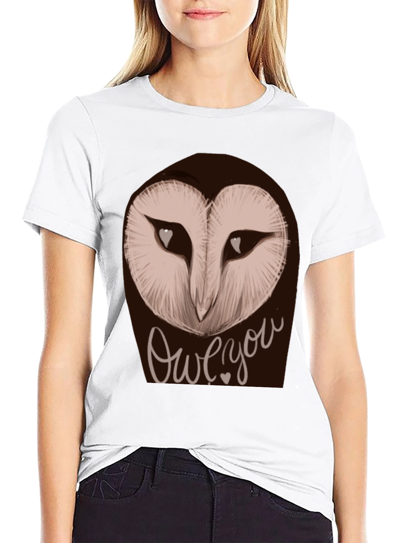 Owe You Owl Graphic Tee - Black Unisex T-Shirt