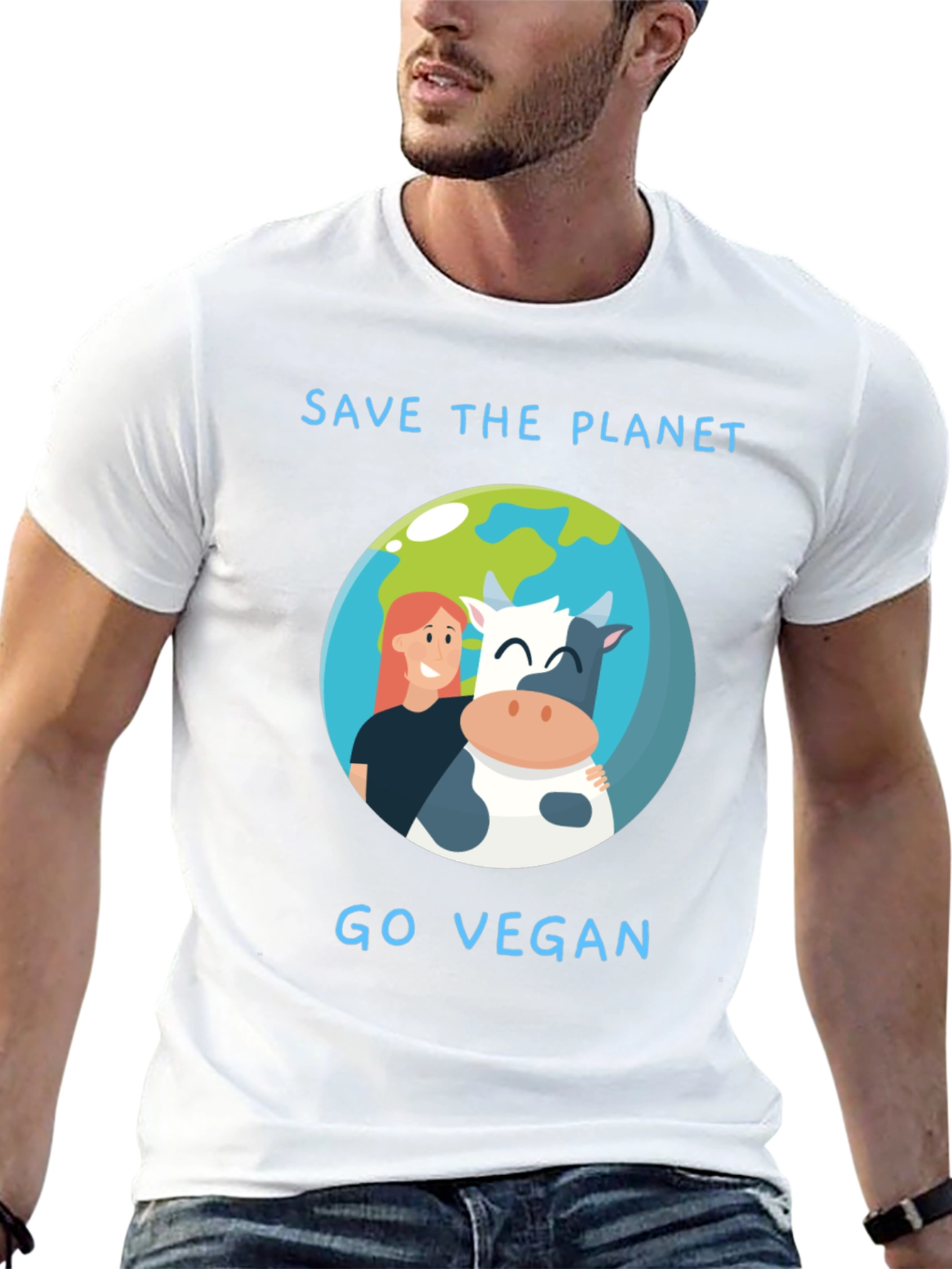 Vegan Save Planet T-Shirt
