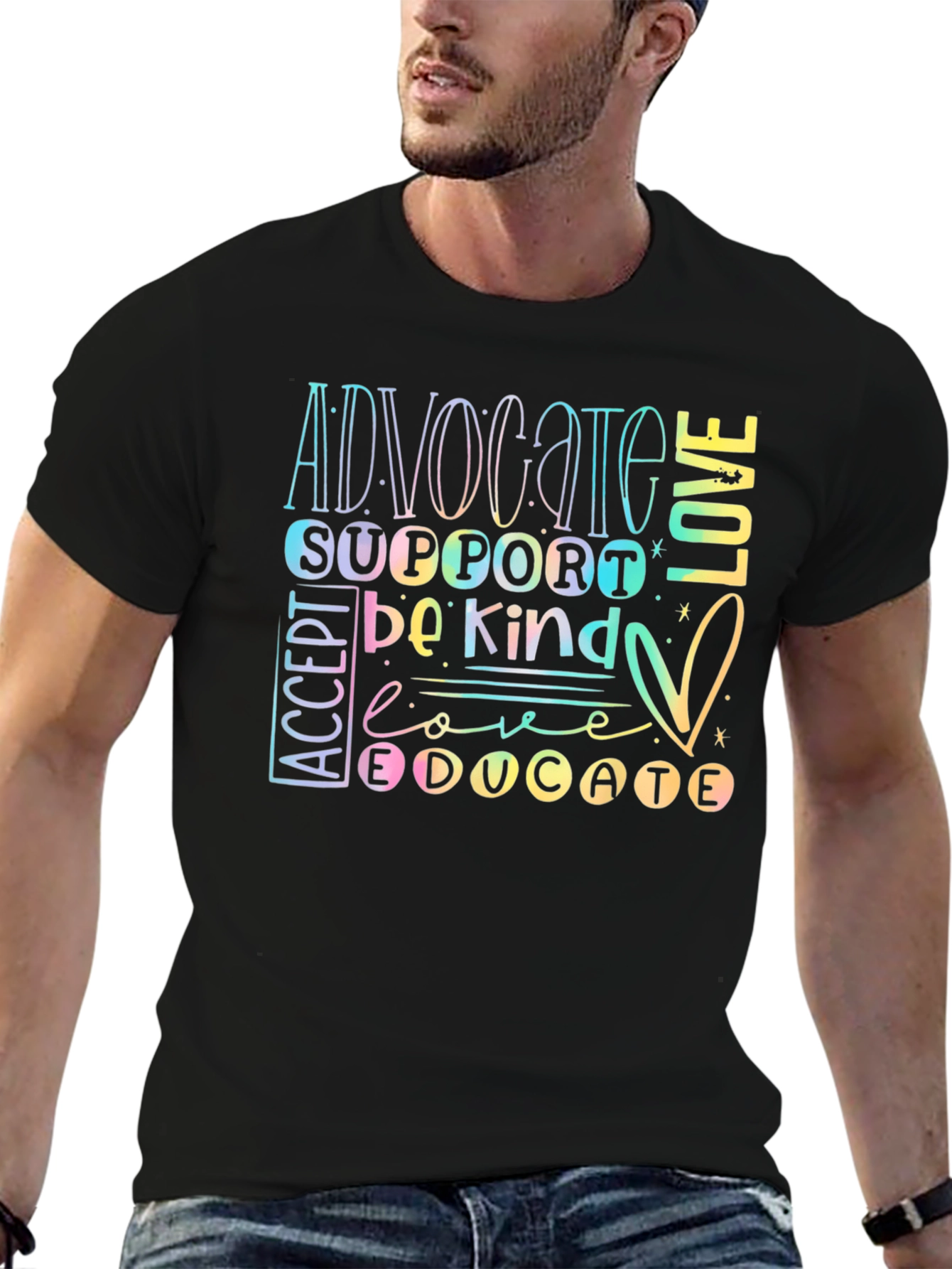 Advocate Love Be Kind T-Shirt - Autism Awareness