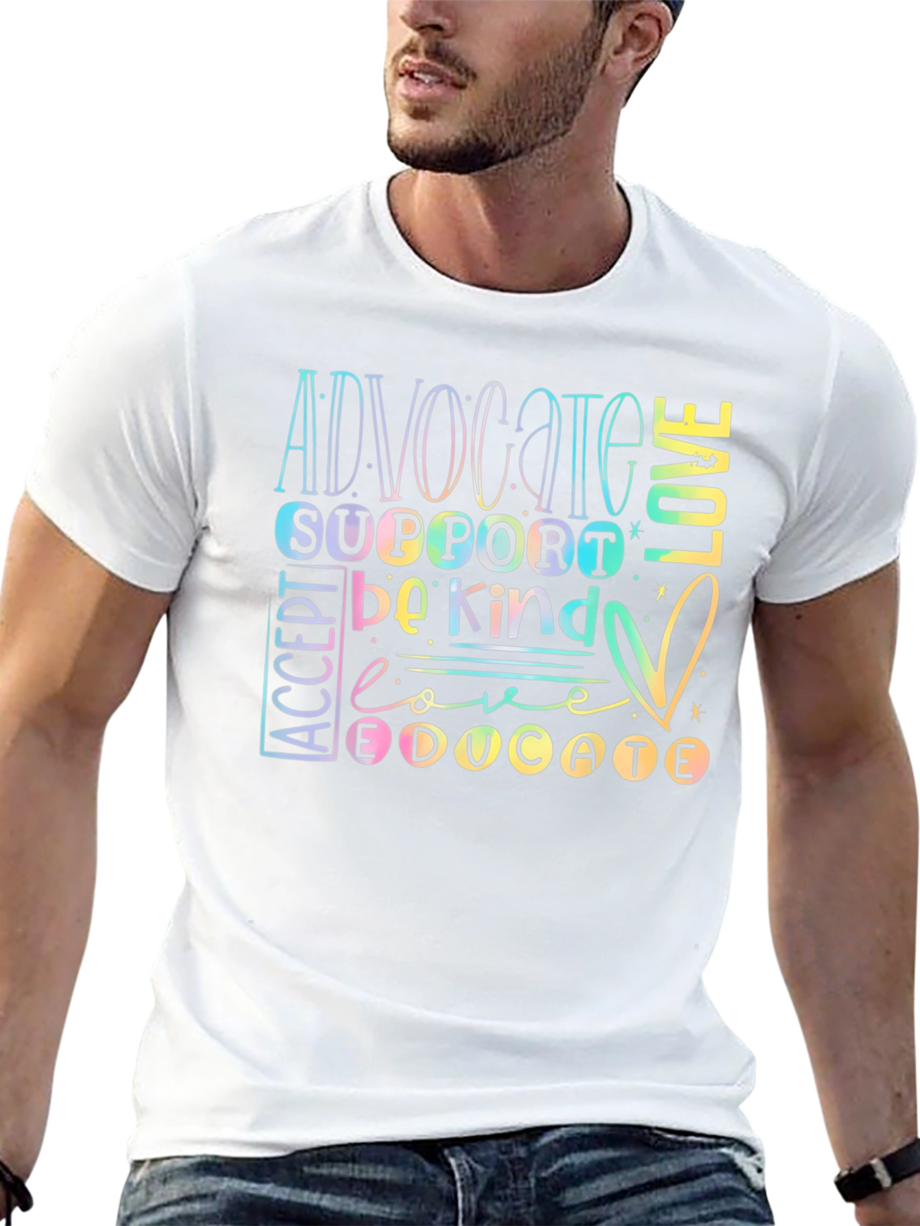 Advocate Love Be Kind T-Shirt - Autism Awareness