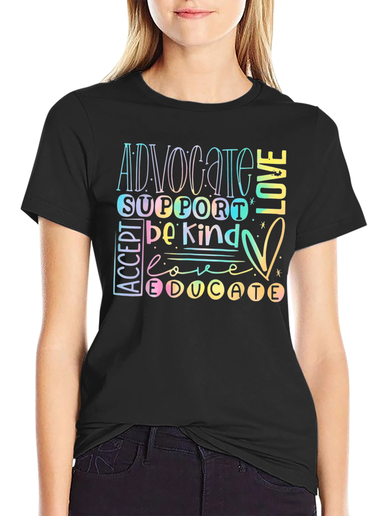 Advocate Love Be Kind T-Shirt - Autism Awareness