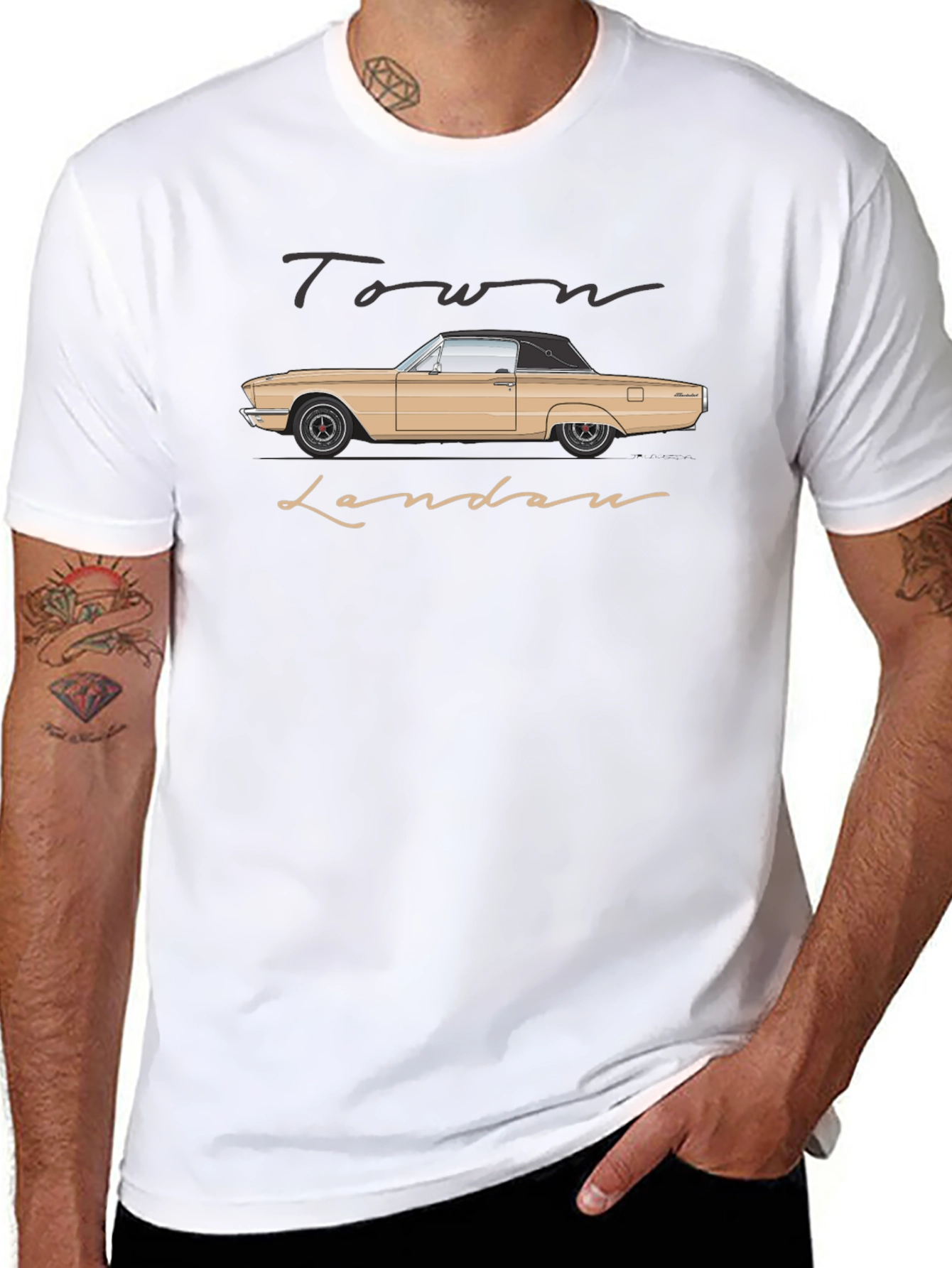 Town Landau Car Graphic T-Shirt