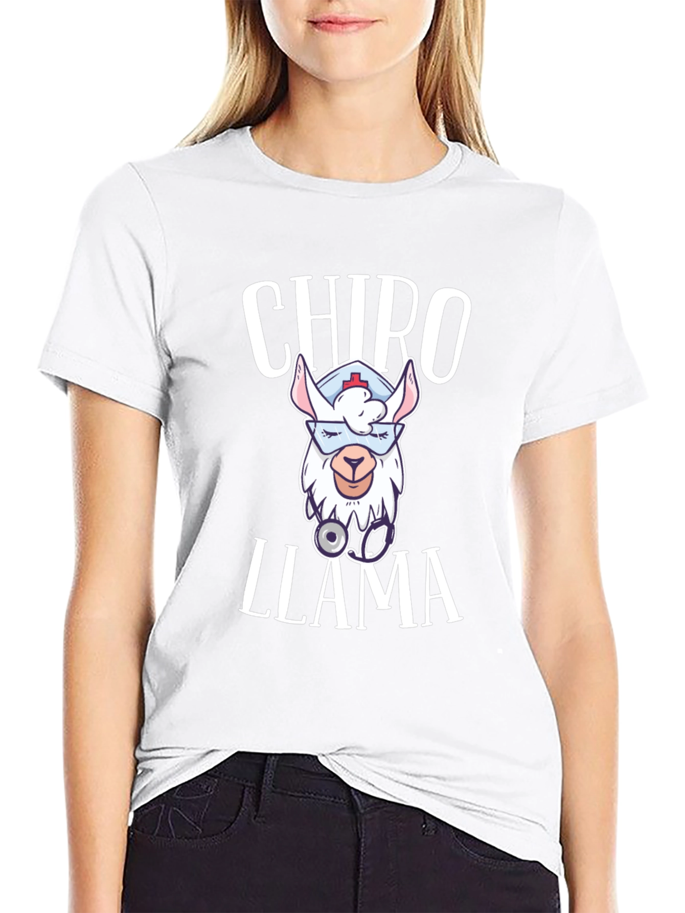 Chiro Llama T-Shirt - Cute Chiropractor Gift
