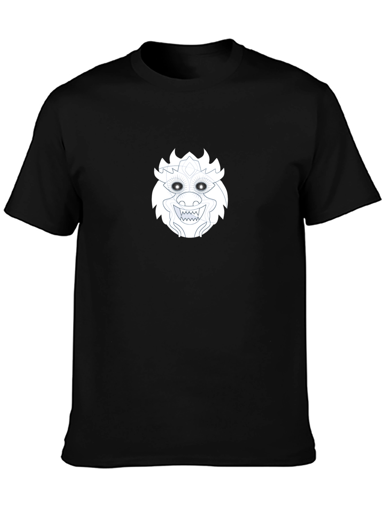 Graphic Print Black T-Shirt