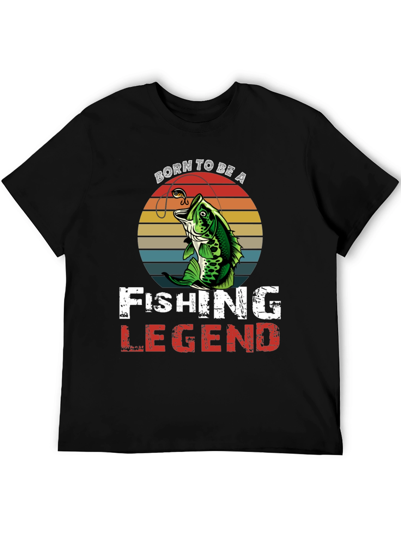 Born To Be a Fishing Legend Graphic Tee