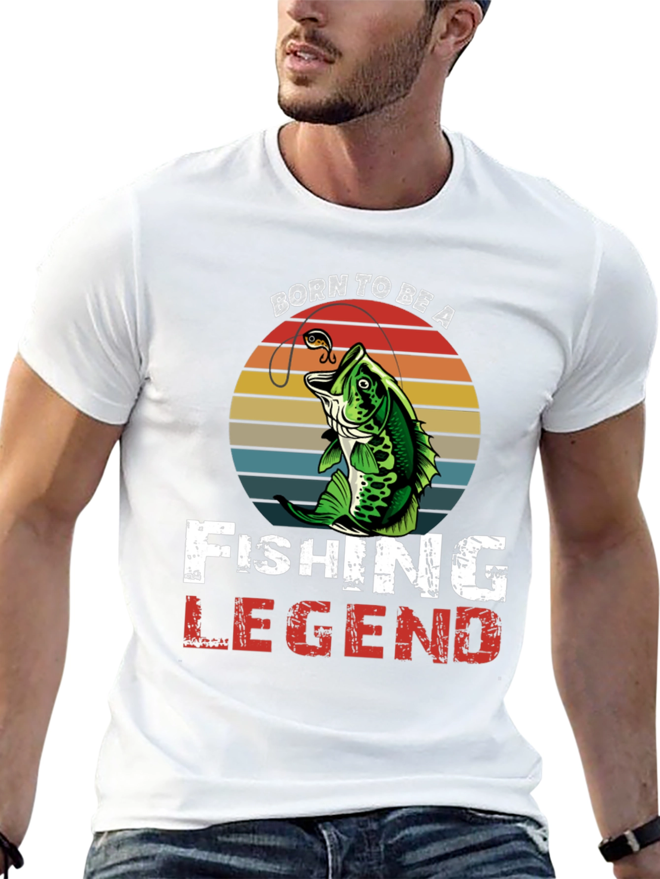 Born To Be a Fishing Legend Graphic Tee