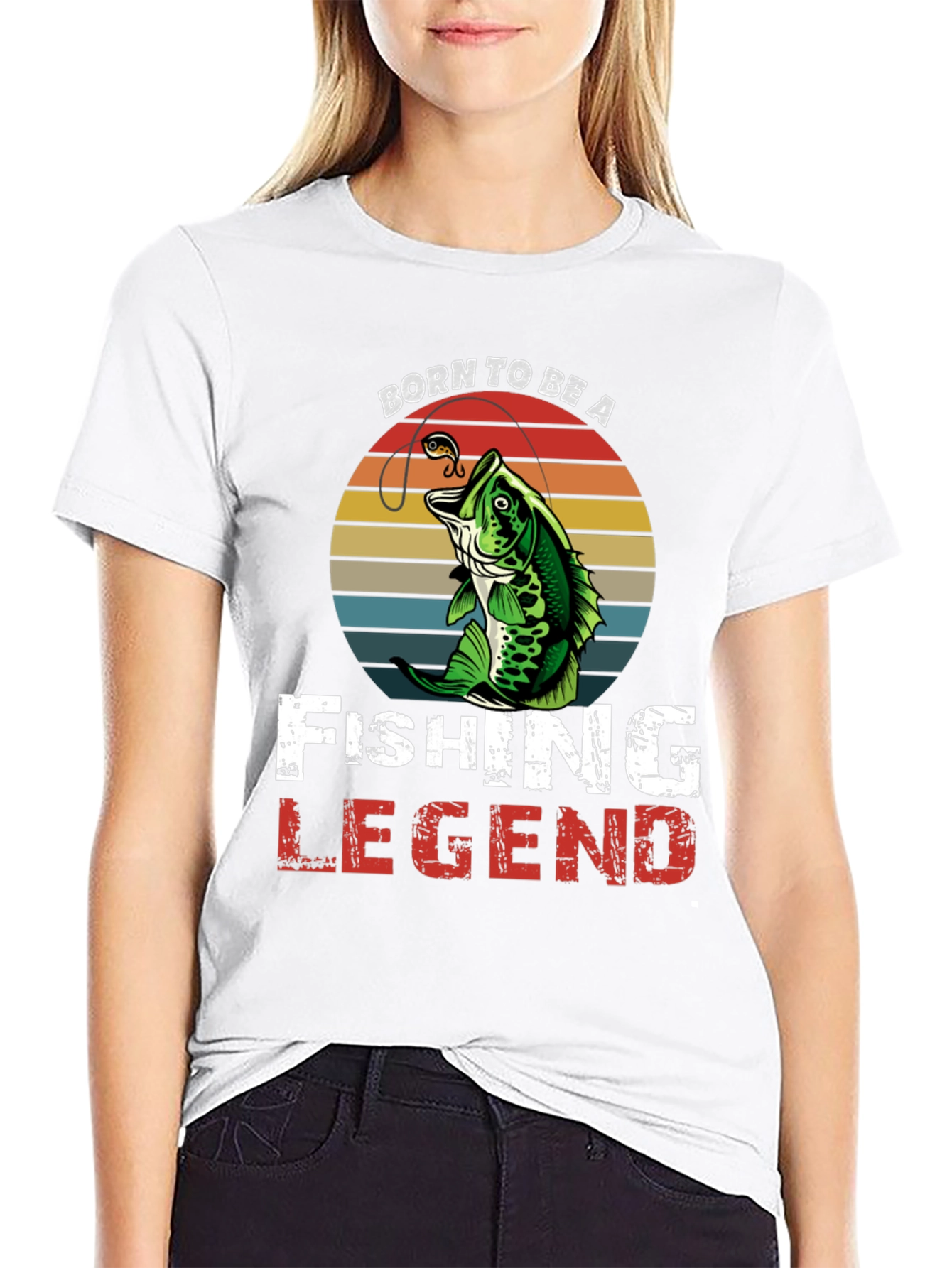Born To Be a Fishing Legend Graphic Tee