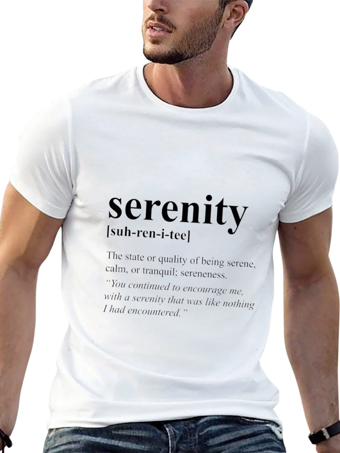 Serenity Definition Black T-Shirt
