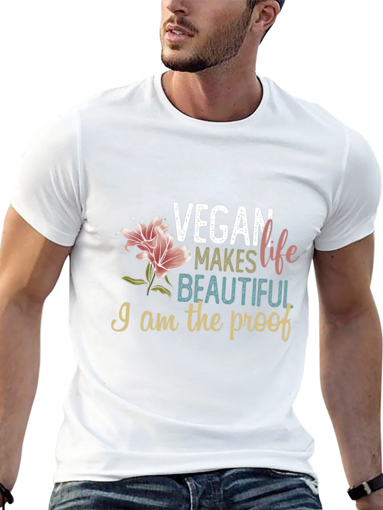 Vegan Makes Life Beautiful T-Shirt