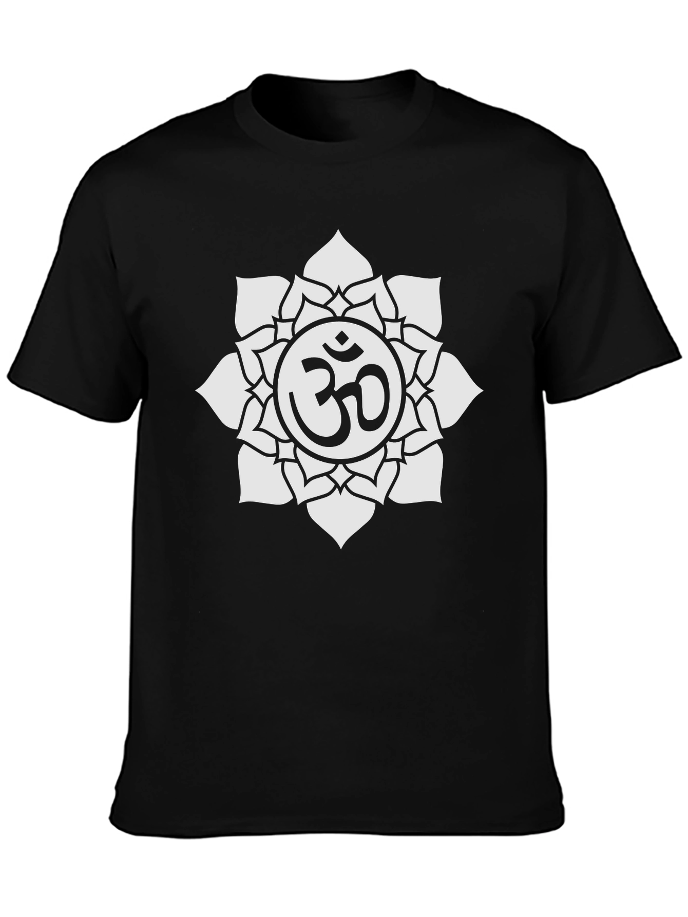 Om Symbol Lotus T-Shirt - Yoga & Meditation