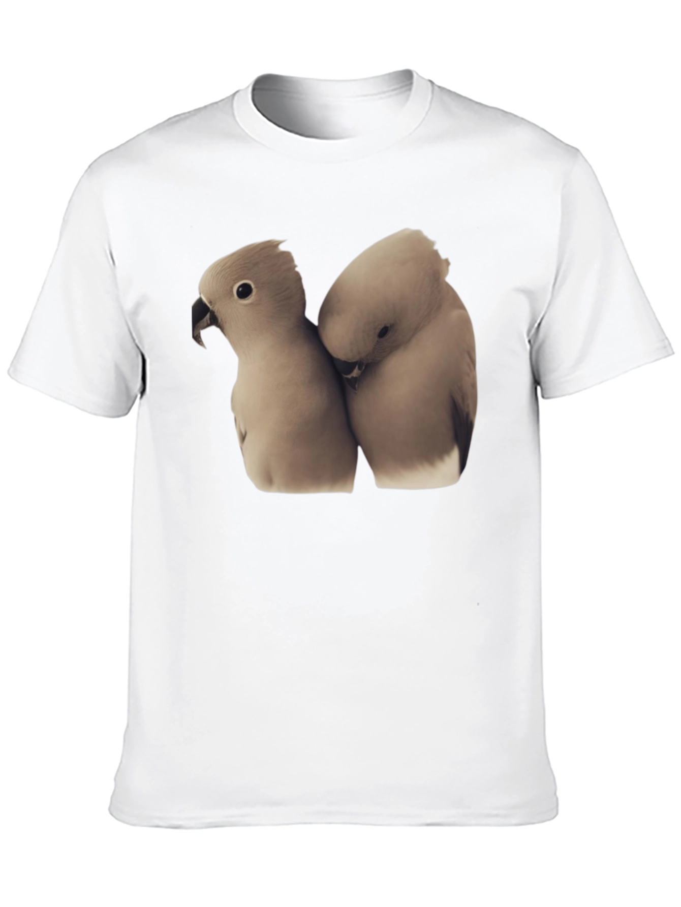 Loving Birds T-Shirt Soft Cotton Tee