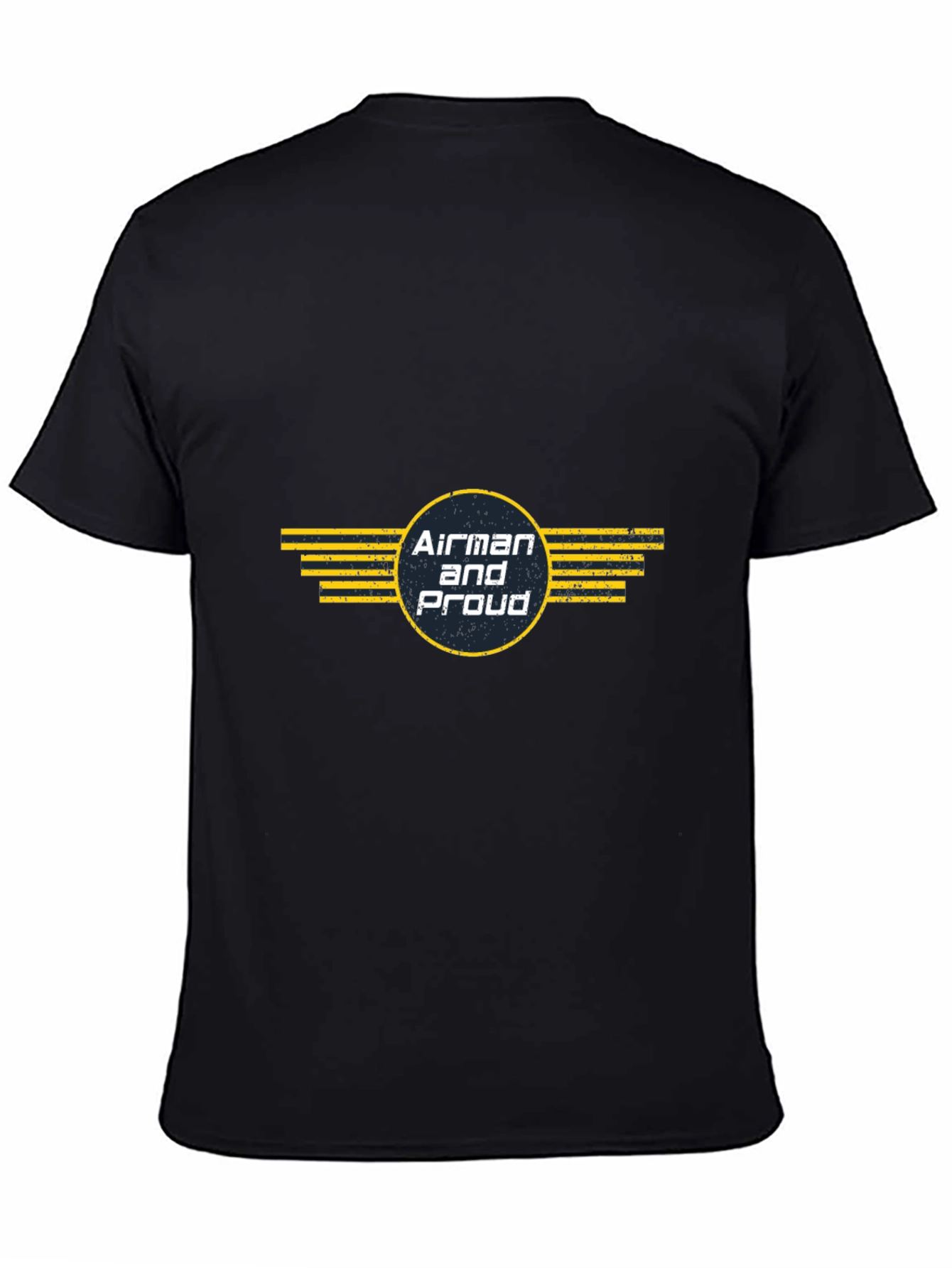 Airman and Proud Graphic Tee - Military Pride Shirt