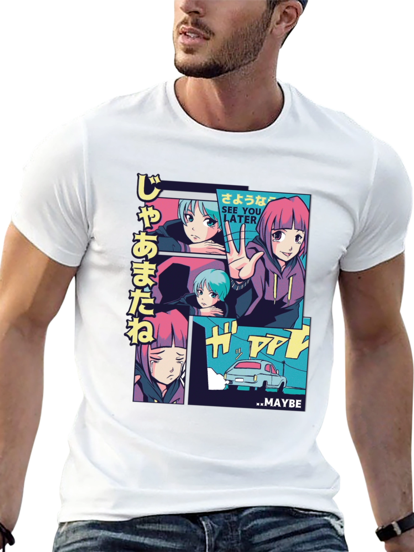 Anime Manga Style Graphic Tee
