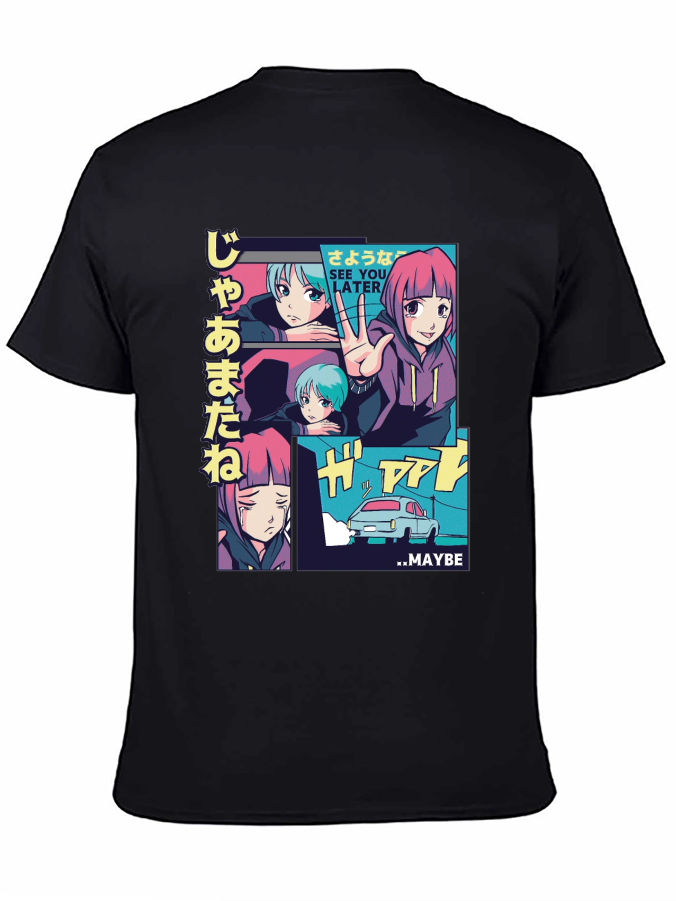 Anime Manga Style Graphic Tee