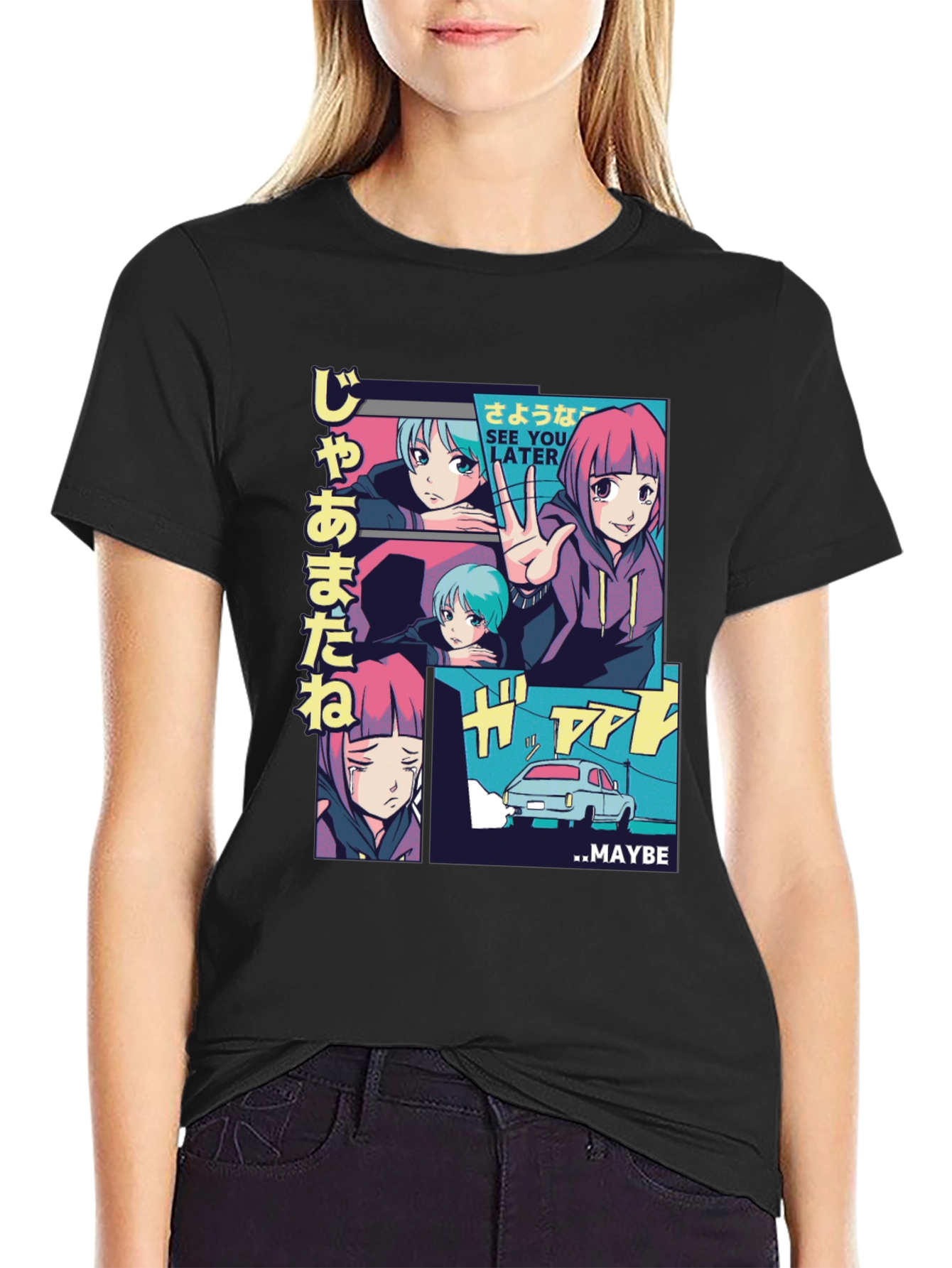 Anime Manga Style Graphic Tee