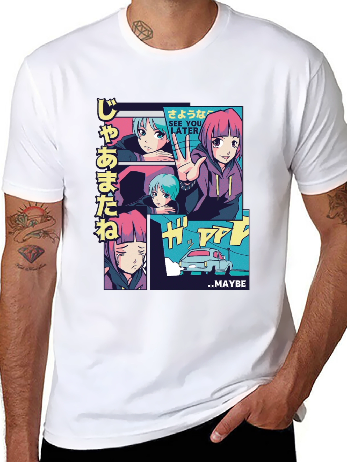 Anime Manga Style Graphic Tee