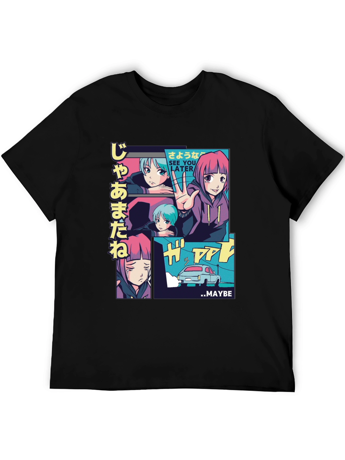 Anime Manga Style Graphic Tee