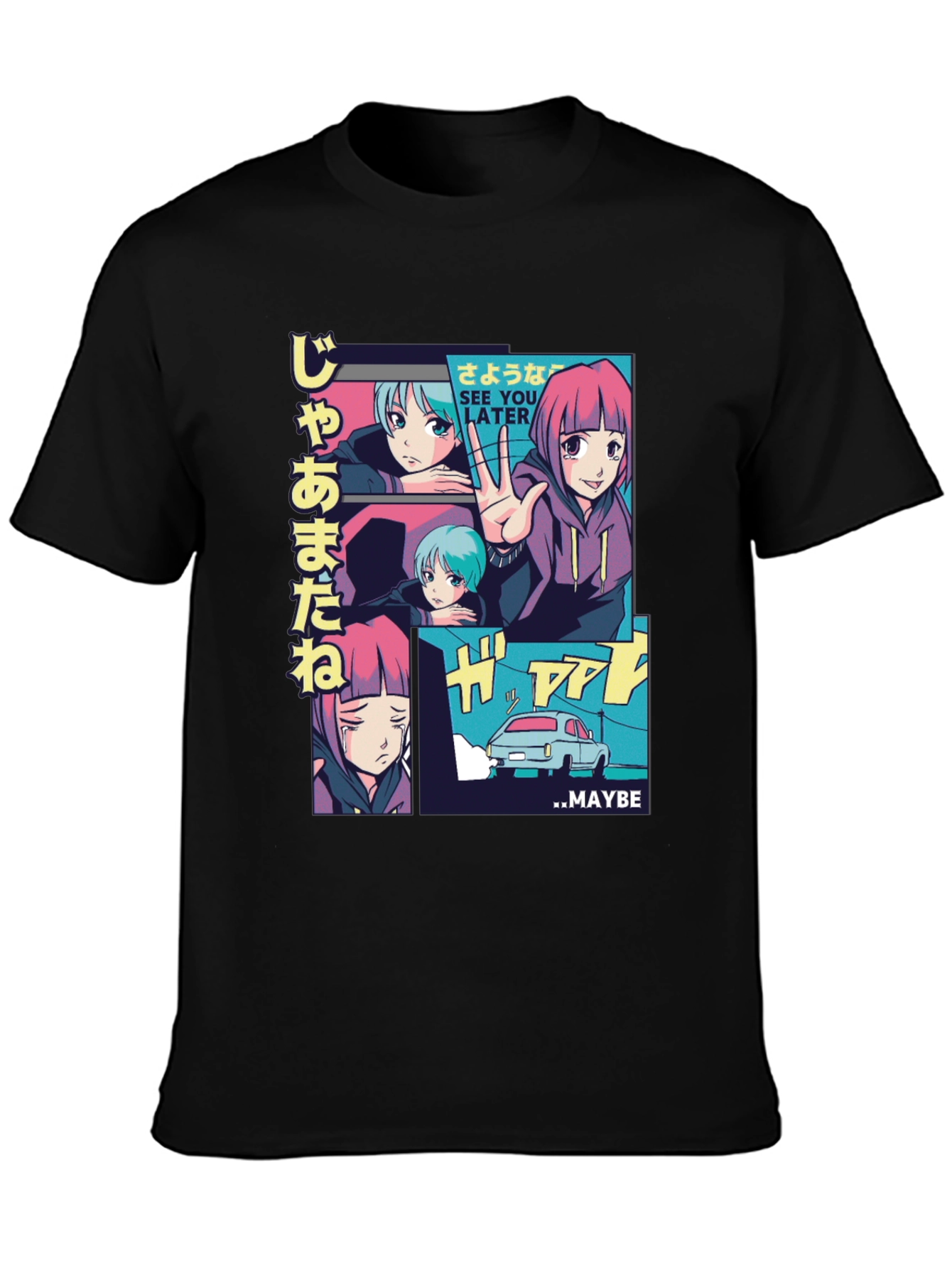 Anime Manga Style Graphic Tee