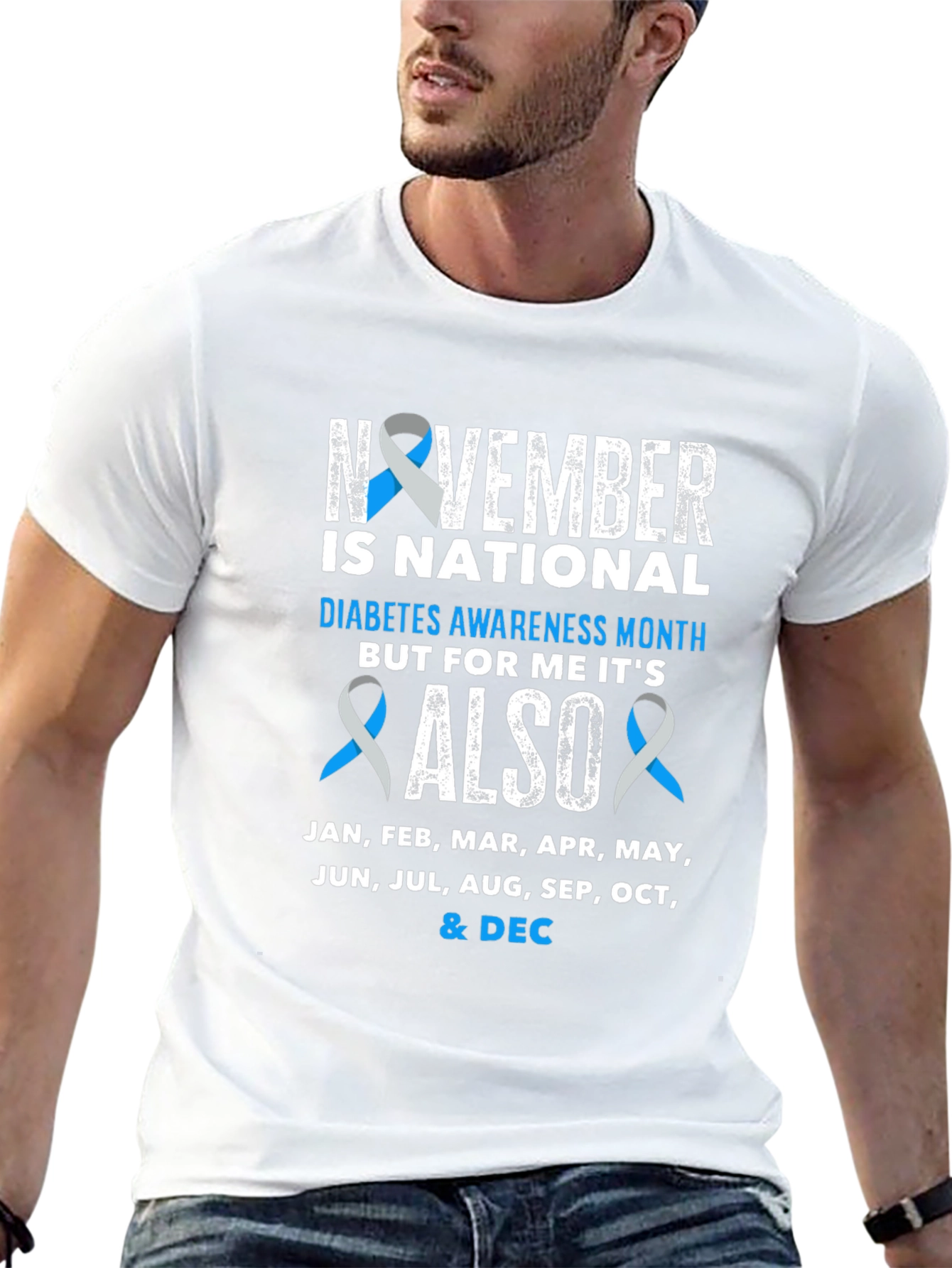 Diabetes Awareness All Year T-Shirt
