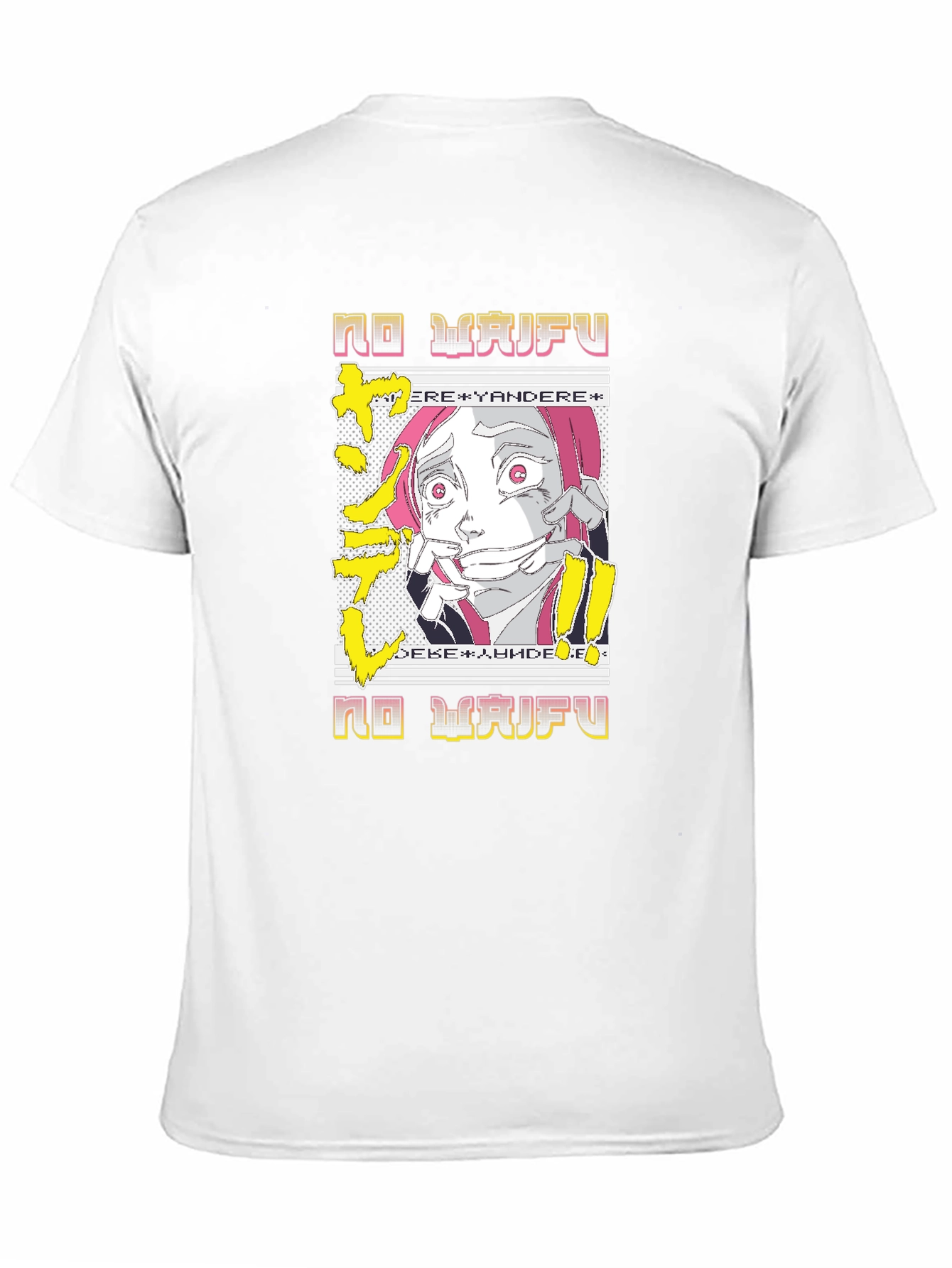 No Waifu Yandere Anime Graphic Tee