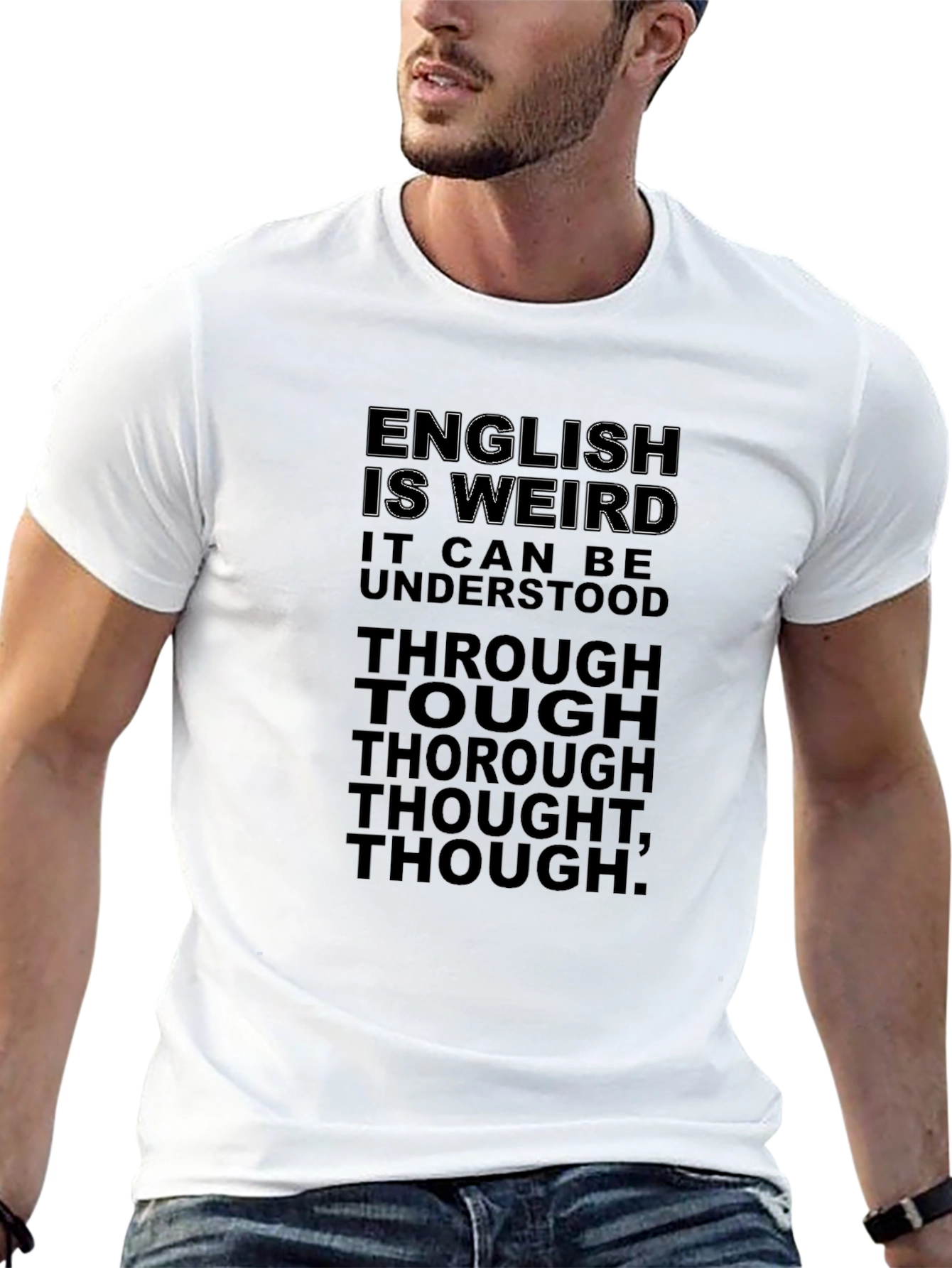 English Is Weird T-Shirt - Wordplay Fun!