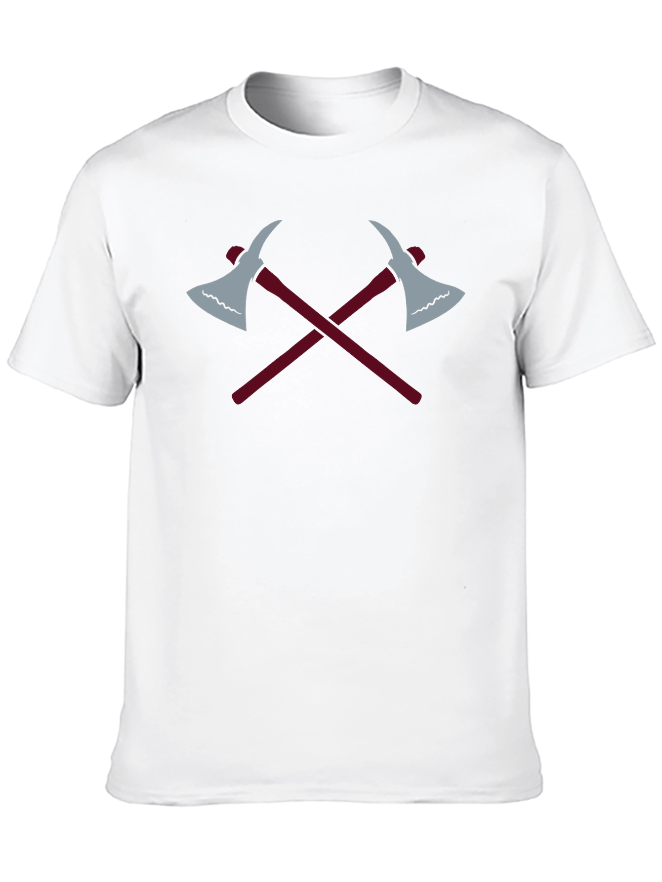 Crossed Axes Graphic Tee - Black
