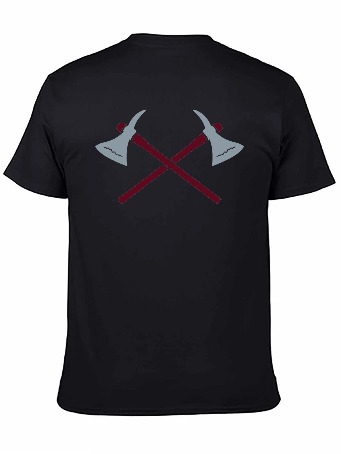 Crossed Axes Graphic Tee - Black