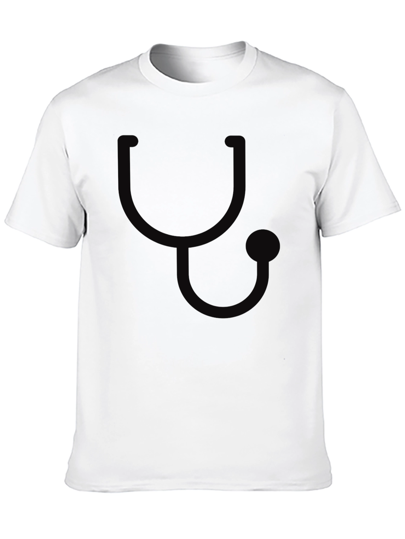 Stethoscope Graphic T-Shirt - Medical Theme Tee