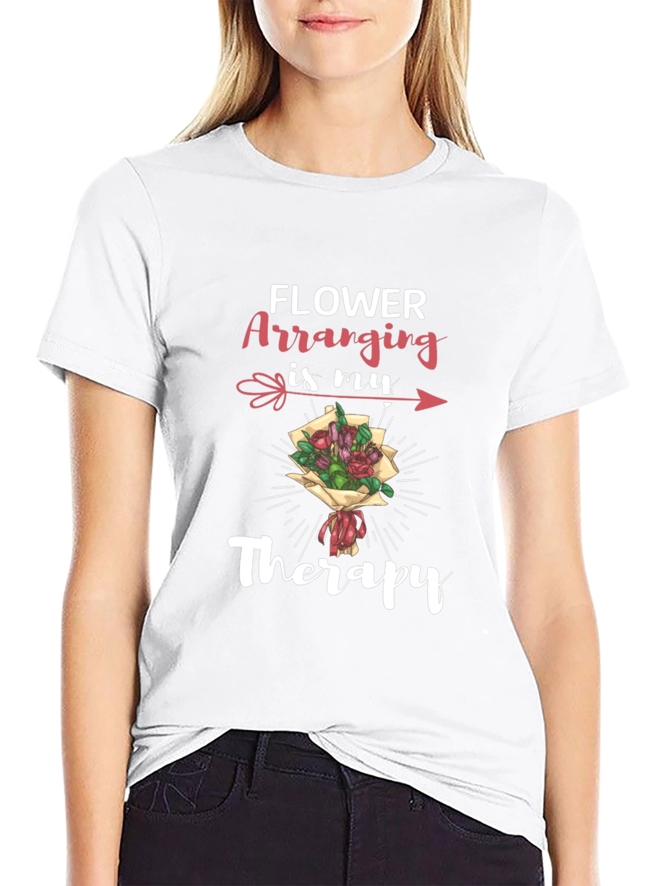Flower Arranging Therapy T-Shirt