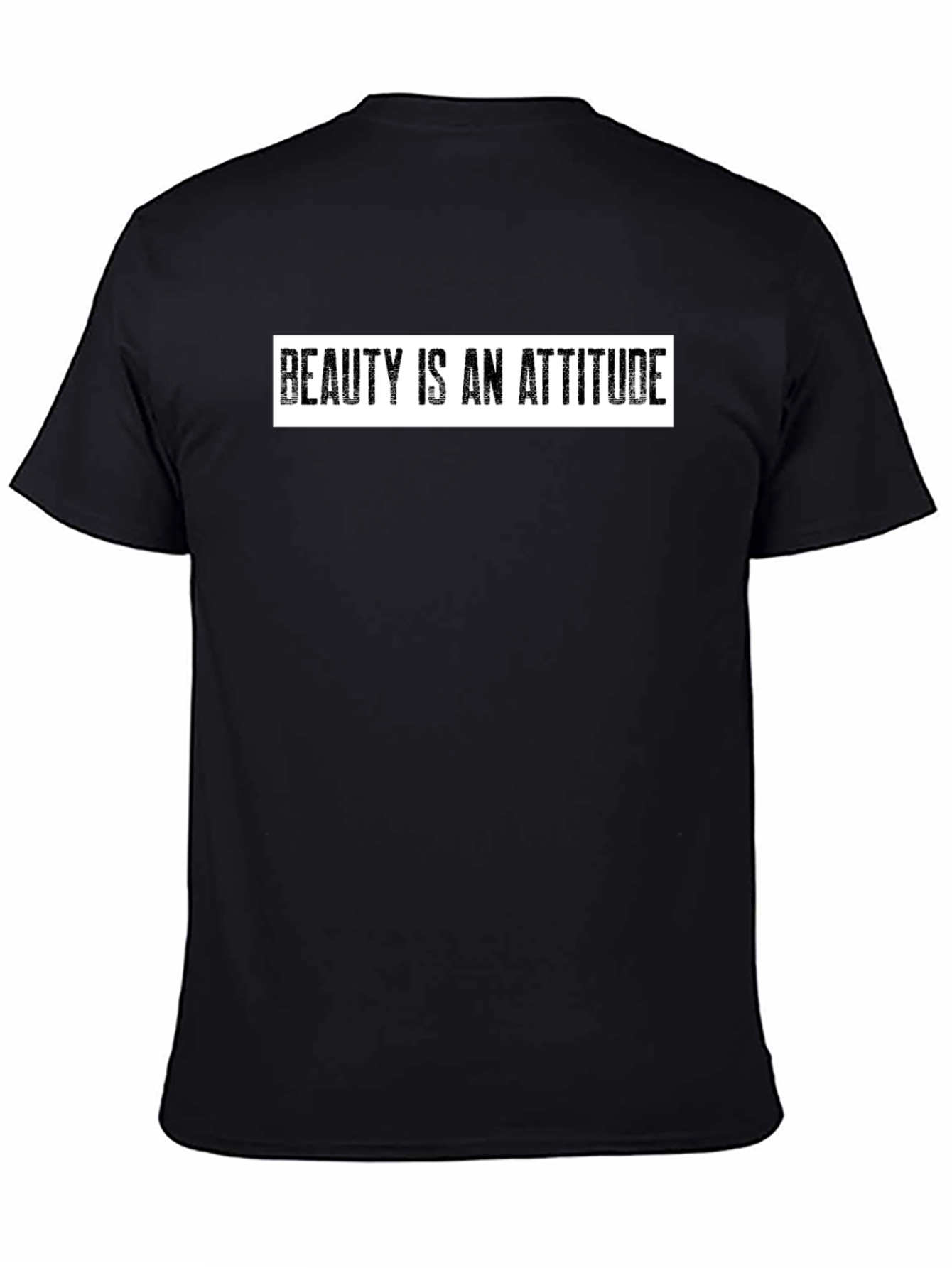 Beauty is an Attitude Black T-Shirt
