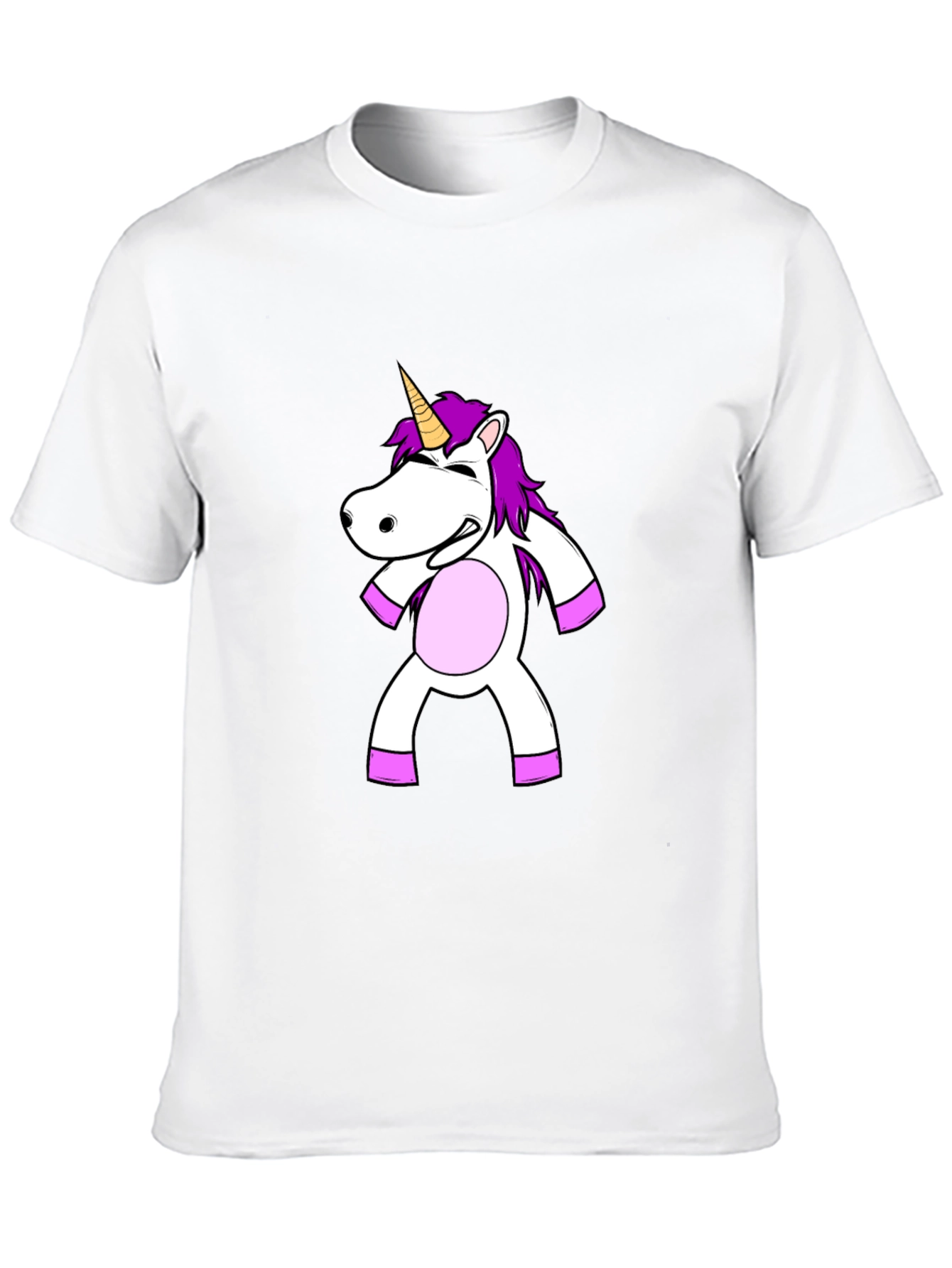 Unicorn Graphic Black T-Shirt
