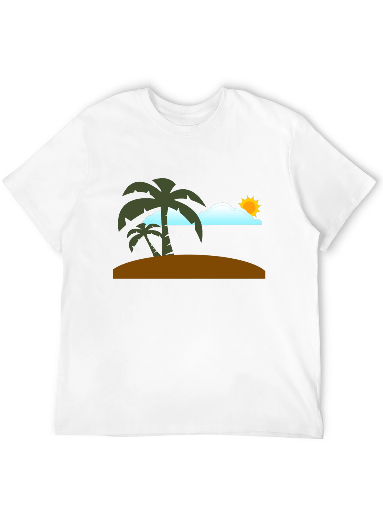 Tropical Beach Graphic T-Shirt - Vacation Vibes