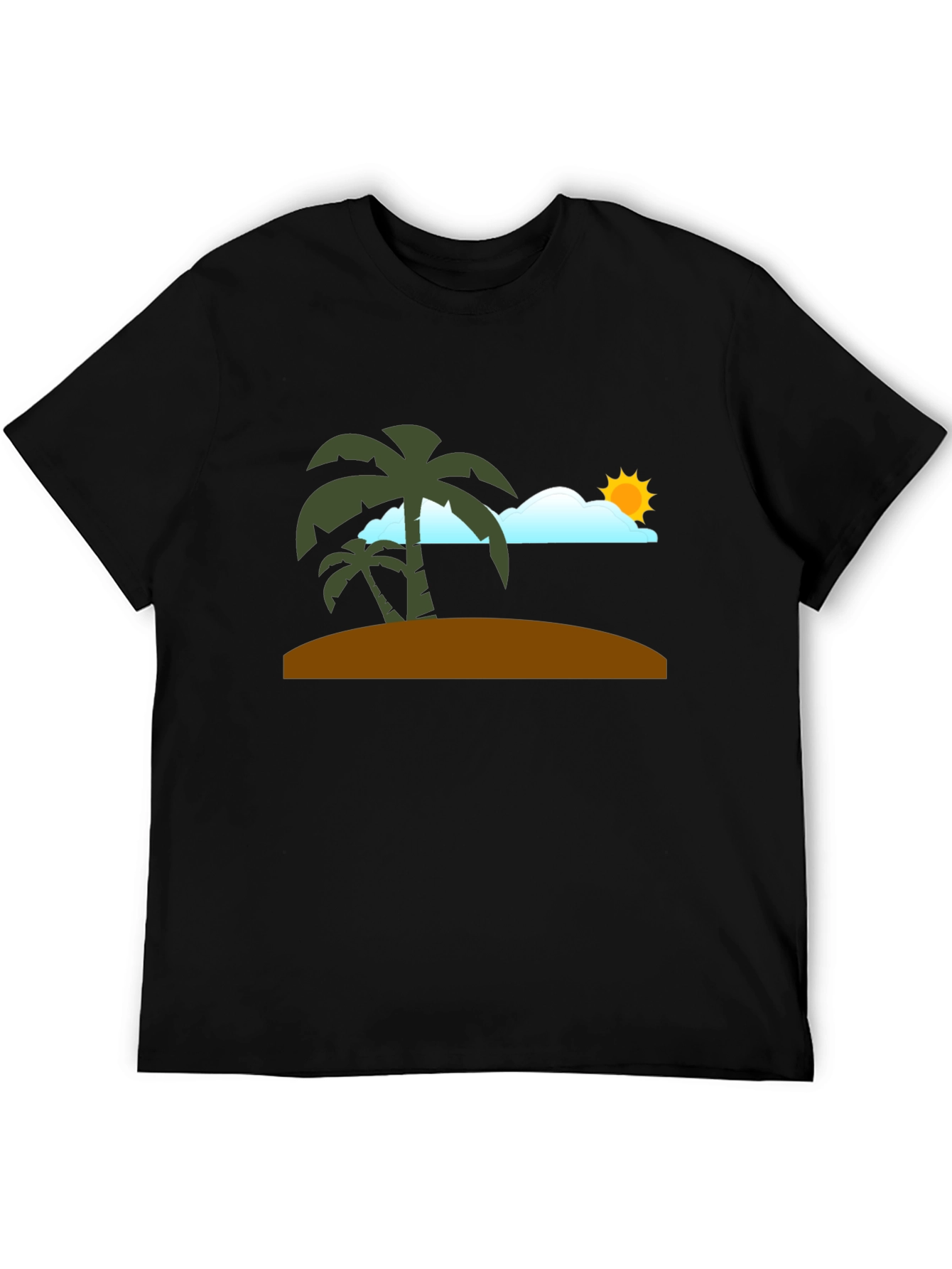 Tropical Beach Graphic T-Shirt - Vacation Vibes