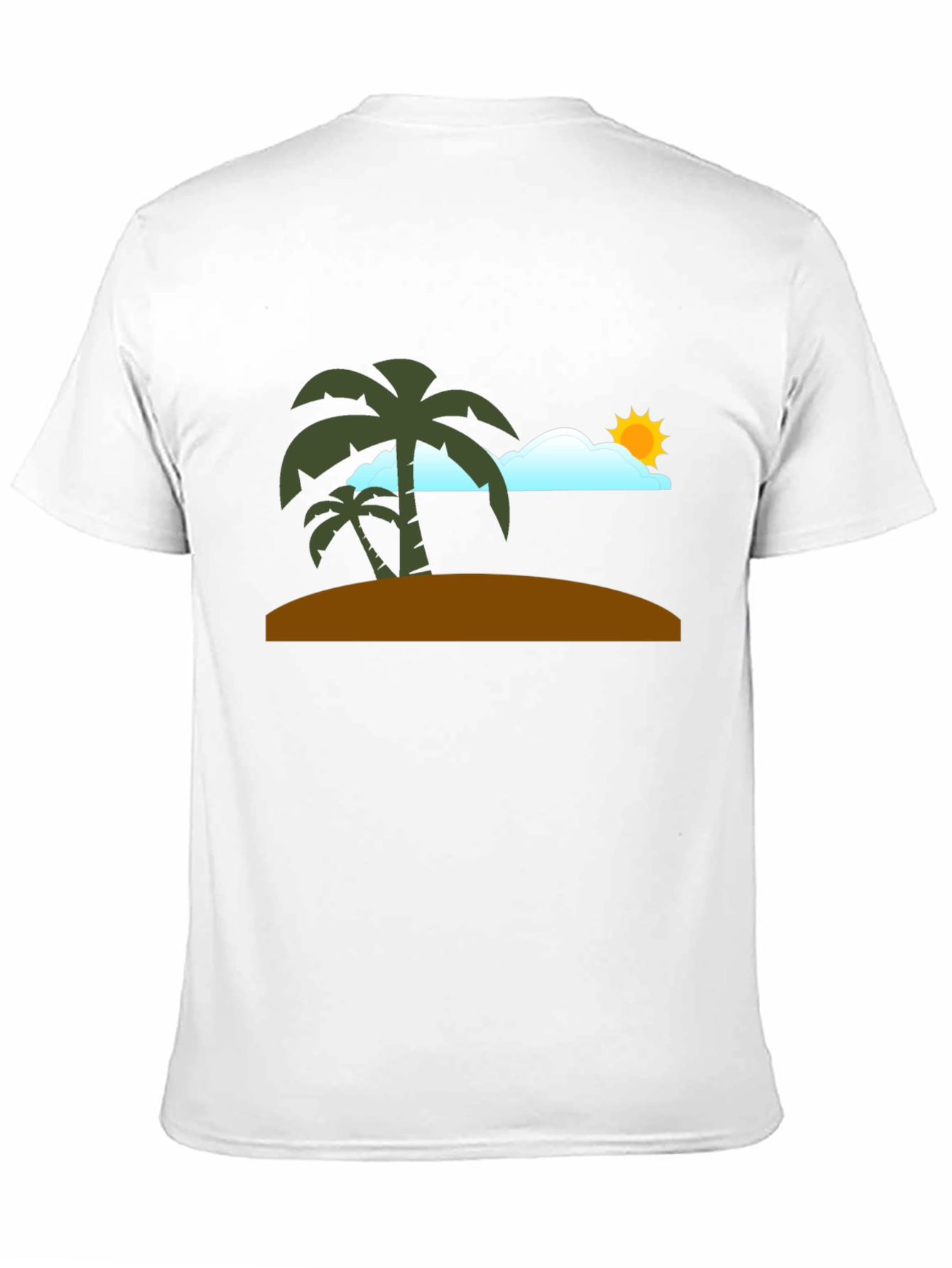 Tropical Beach Graphic T-Shirt - Vacation Vibes