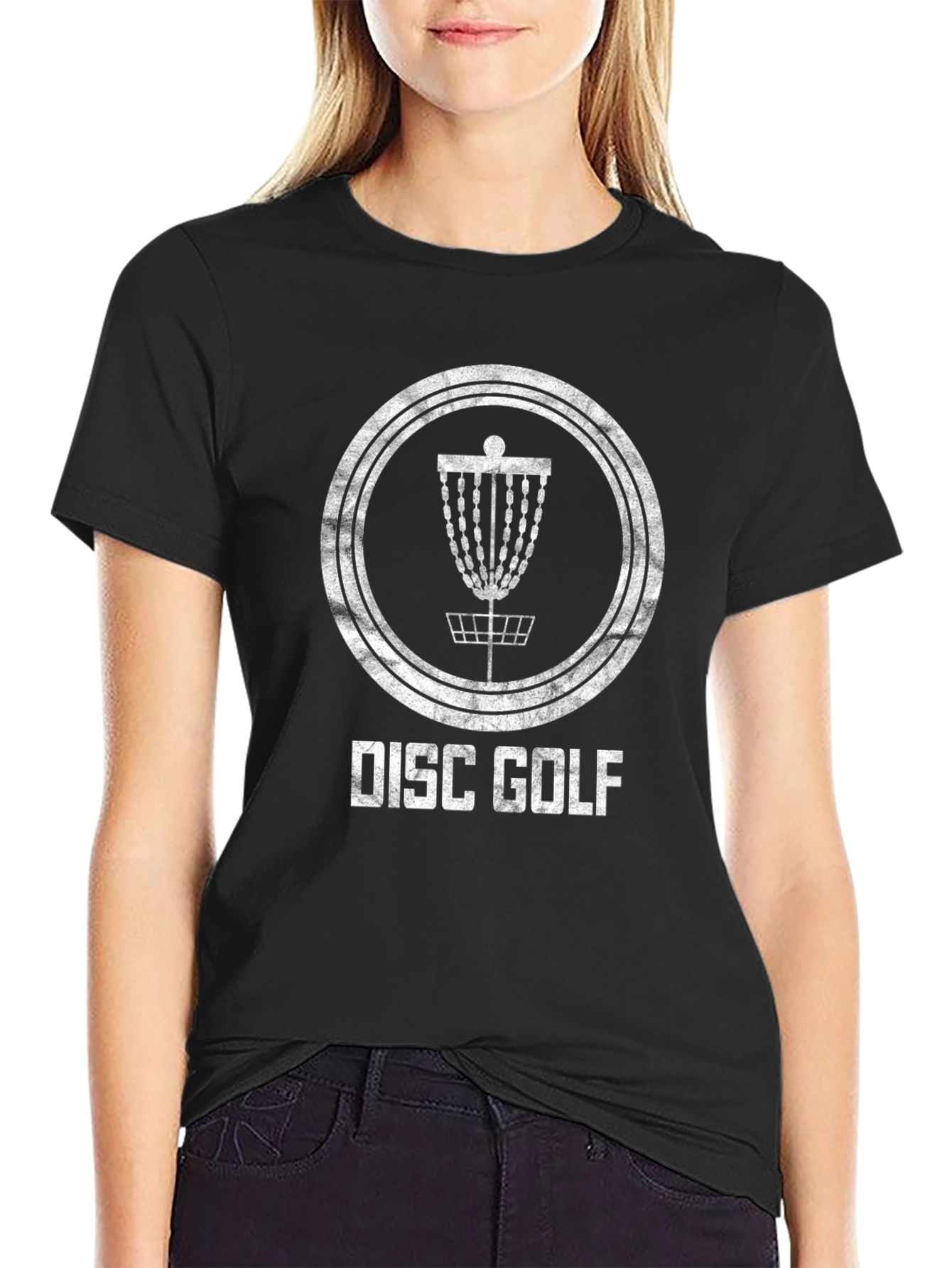 Disc Golf Graphic Tee - Black