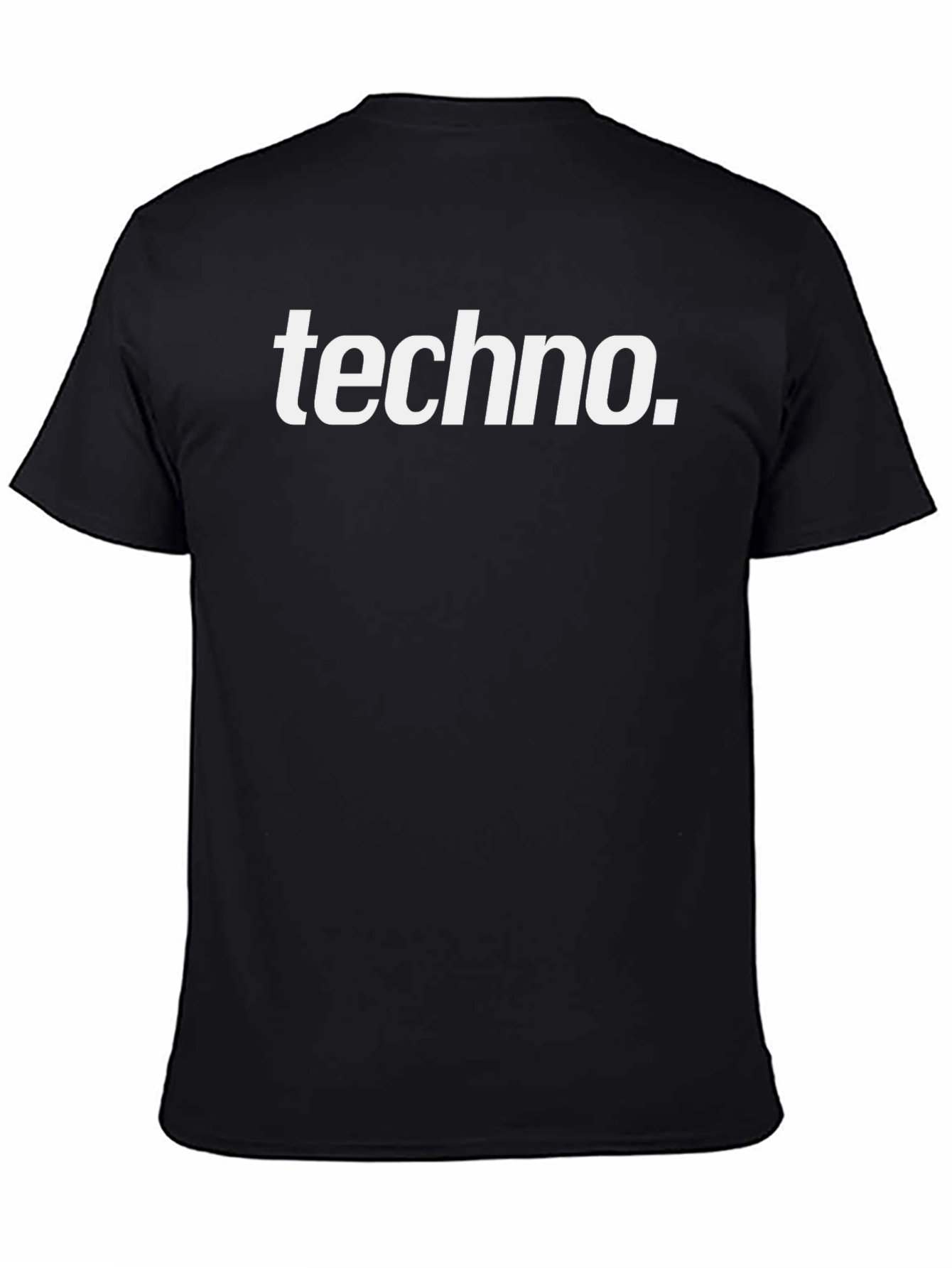 Techno Music Black Graphic Tee