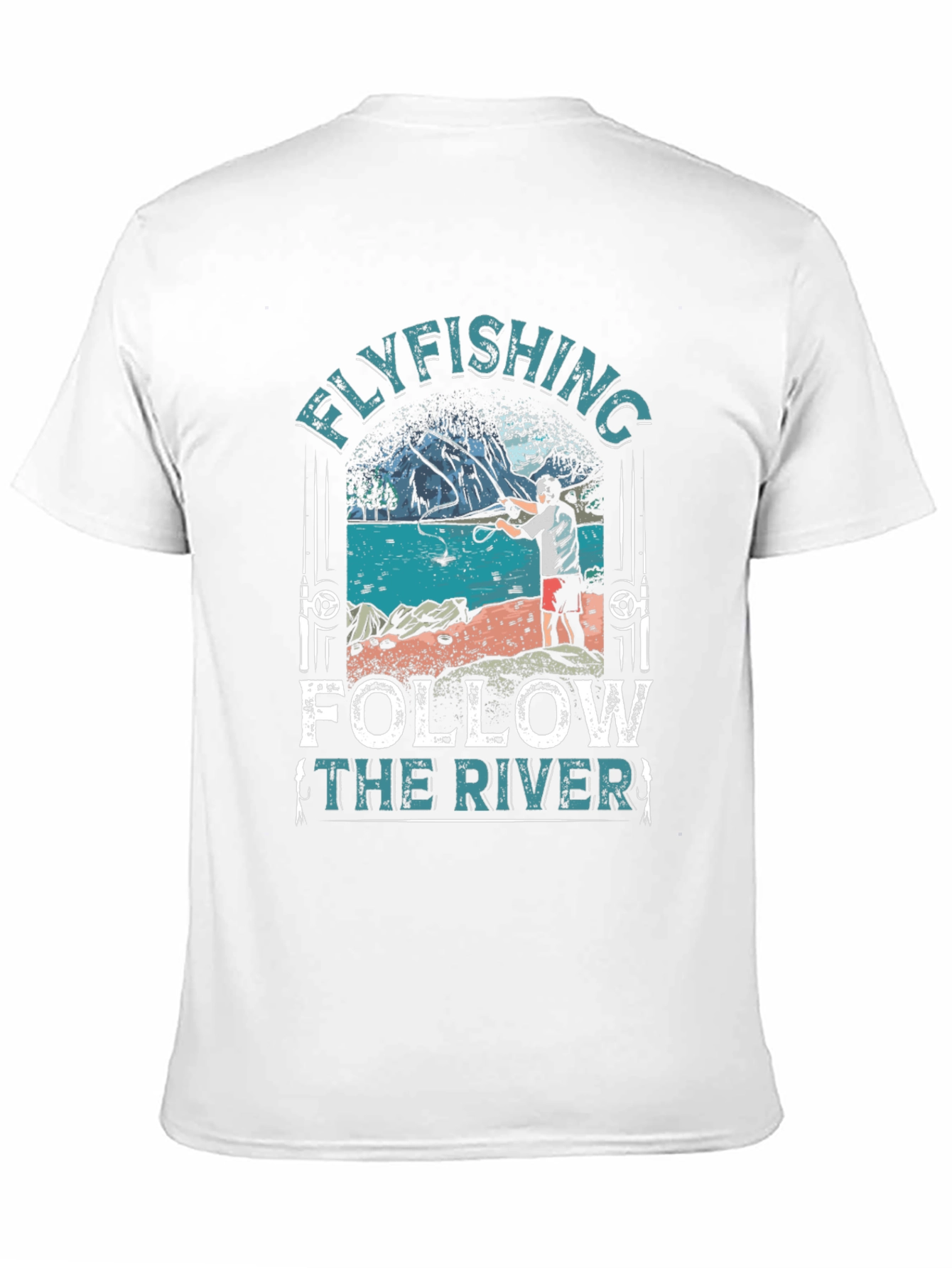 Flyfishing Follow the River T-Shirt