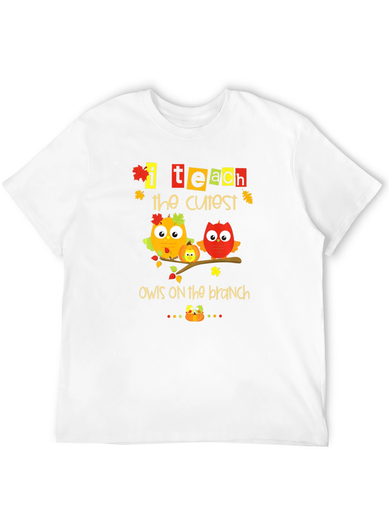 I Teach The Cutest Owls On The Branch T-Shirt