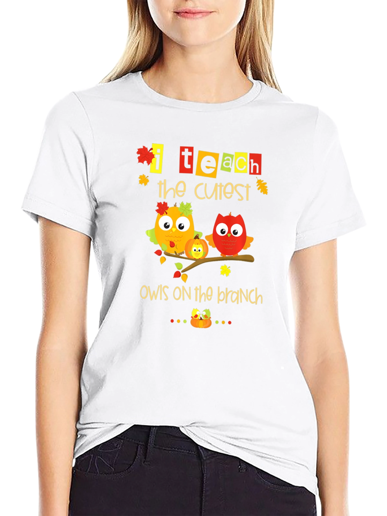 I Teach The Cutest Owls On The Branch T-Shirt