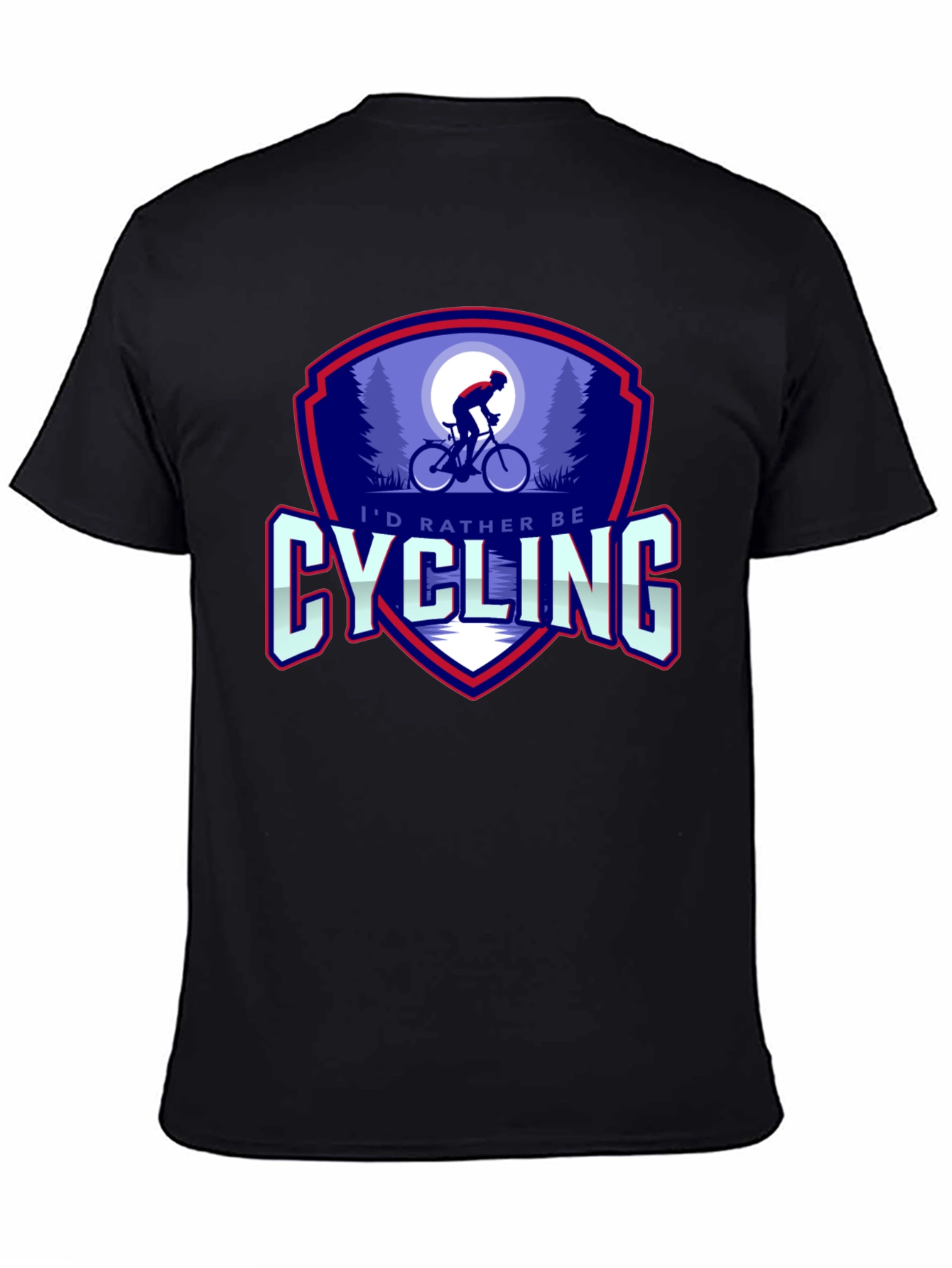 Cycling Graphic Tee - Id Rather Be Cycling